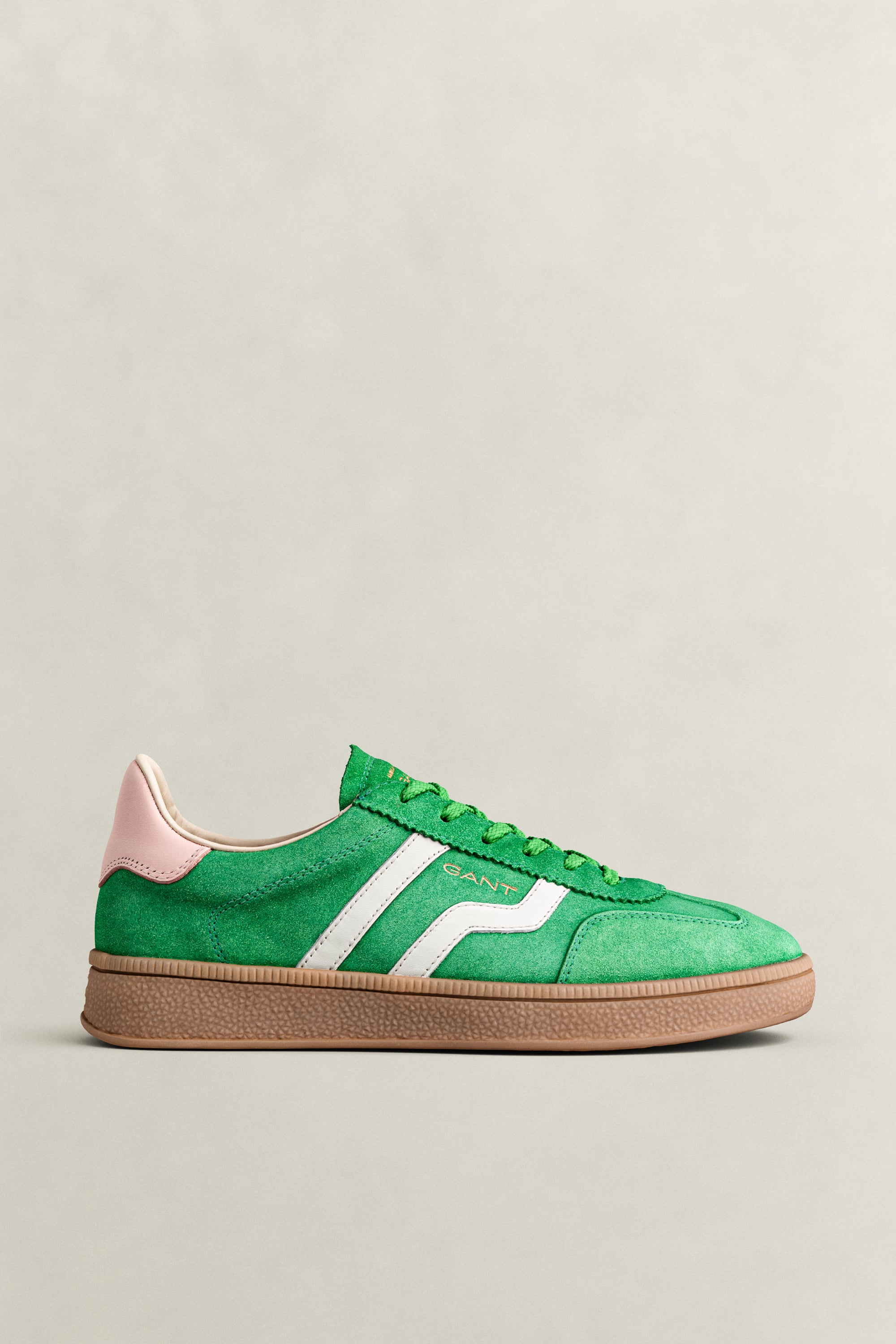 Gant Women's Green Cuzima Suede Sneakers (37) Country