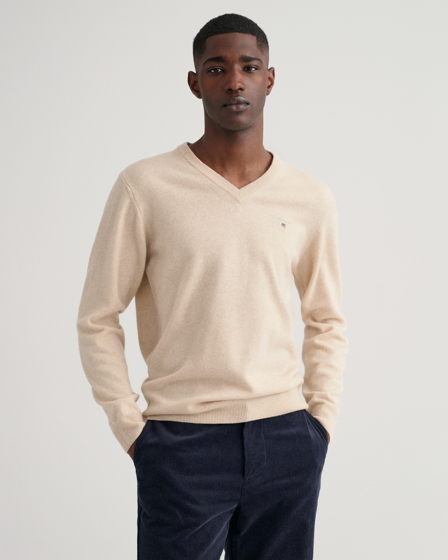 Mens V-Neck Jumpers | GANT | UK