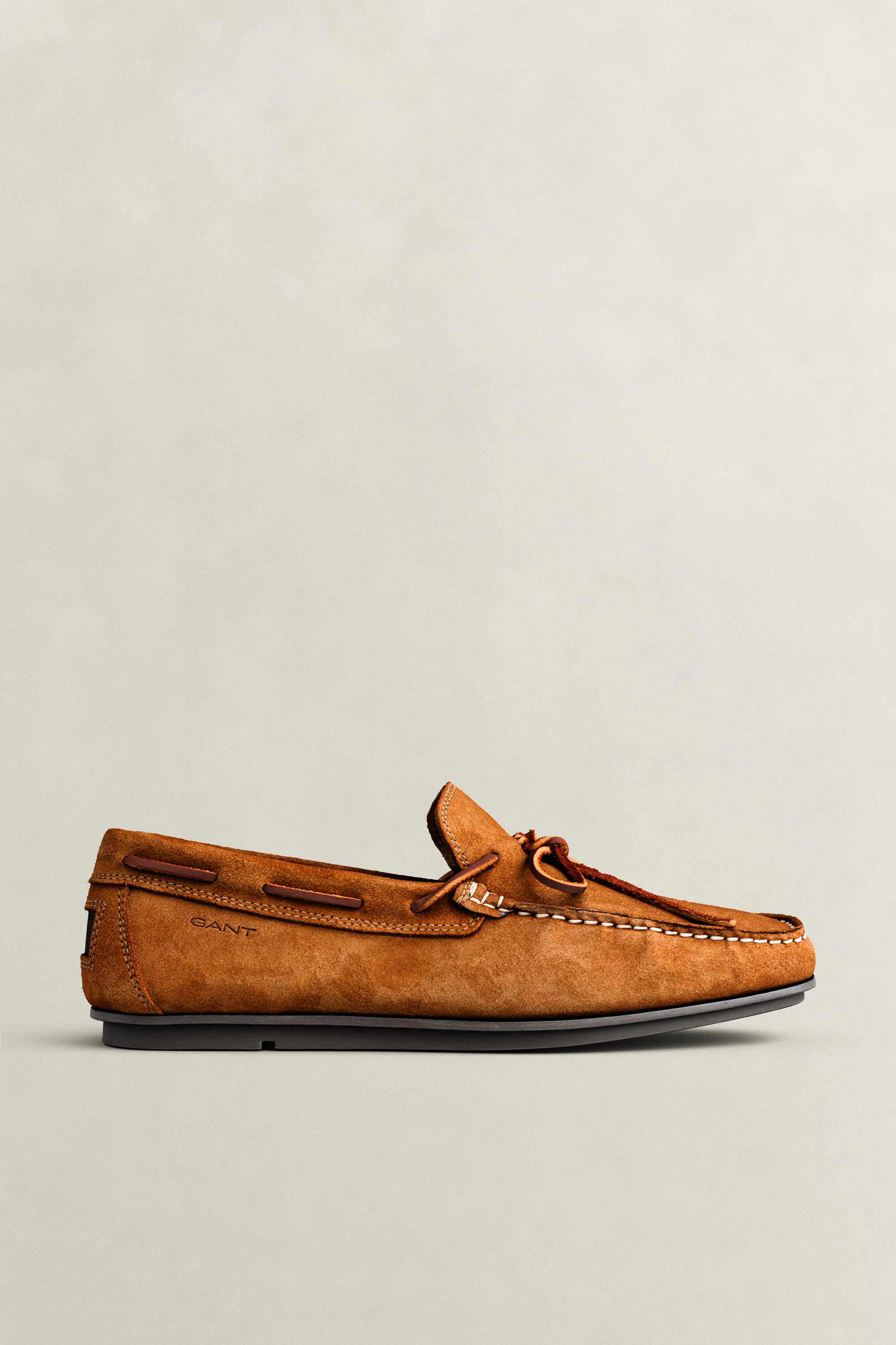 Gant Men's Cognac Brown Wilmon Suede Loafers (45)