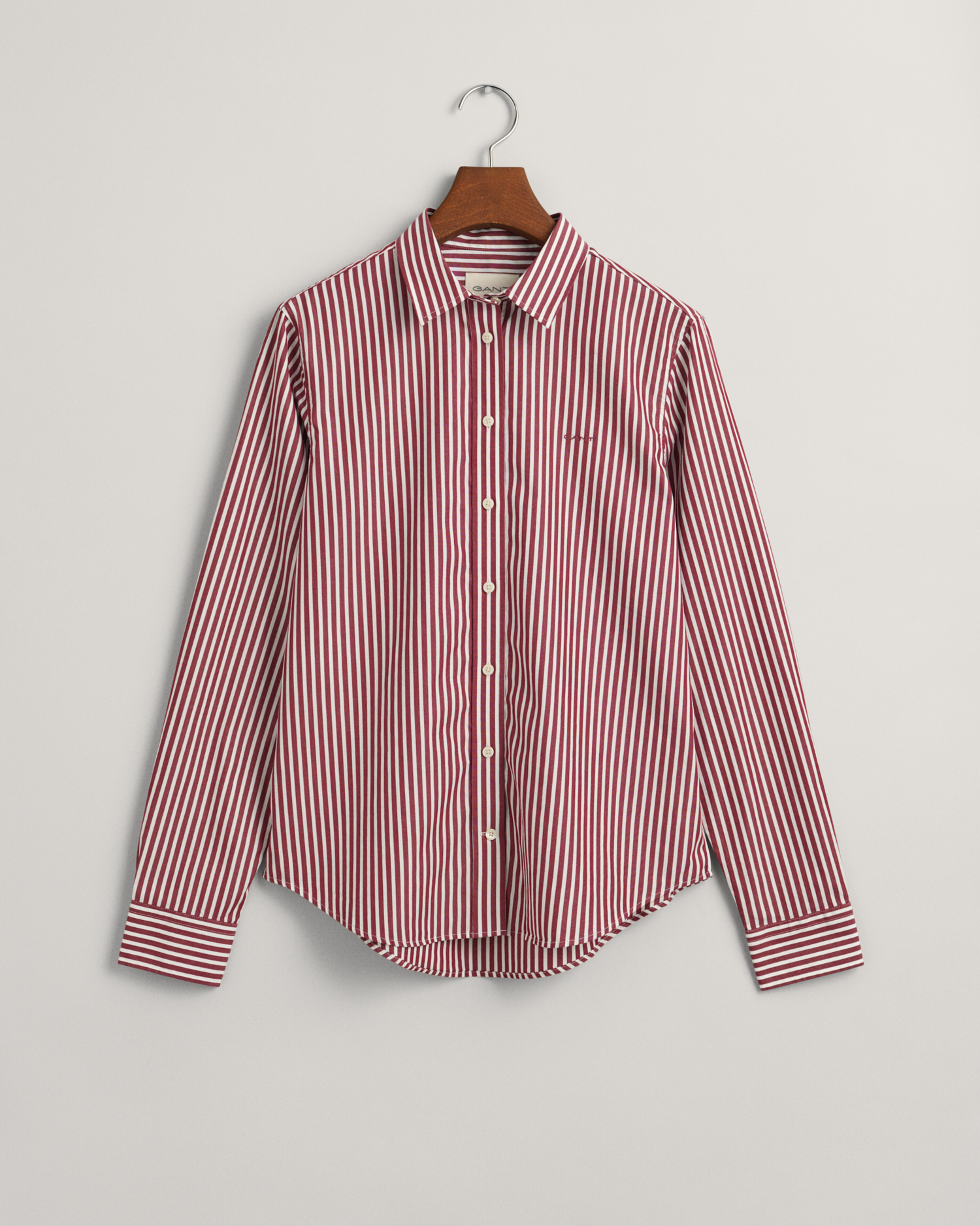 Regular Fit Striped Poplin Shirt GANT