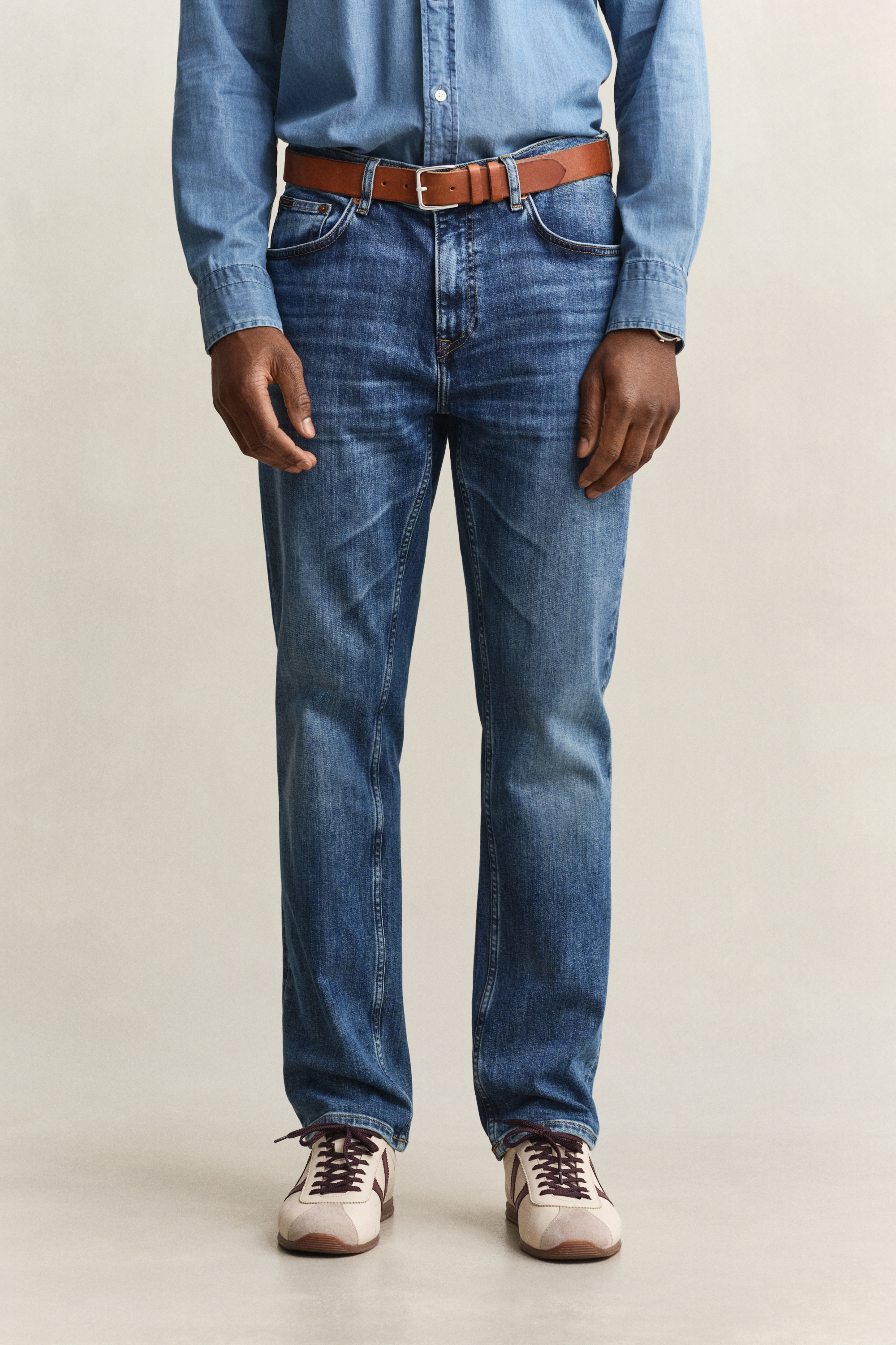 GANT Regular Fit Jeans, Blue, Size 38, Men - Image 2