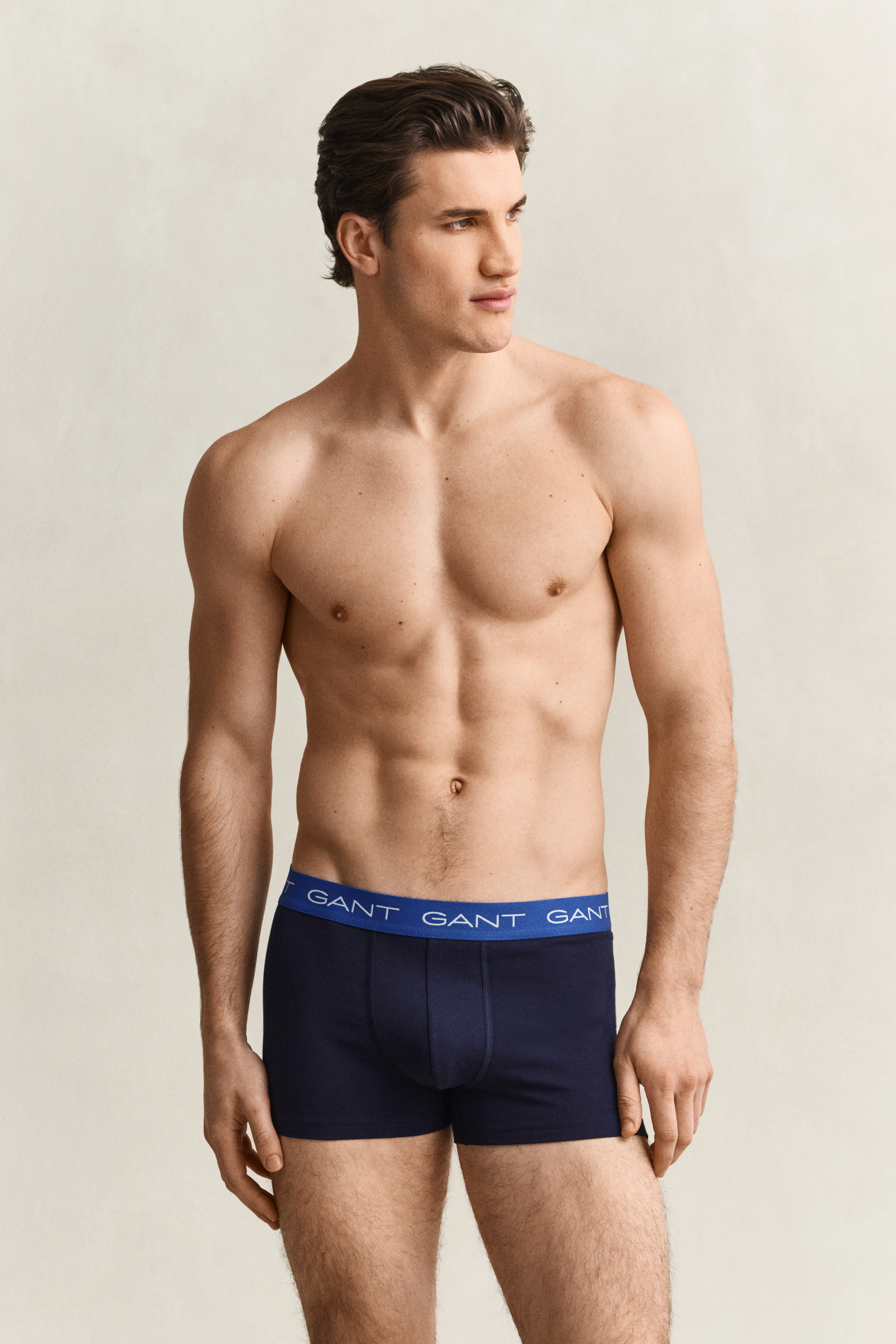 Gant Men's Nautical Blue 3-Pack Trunks (L)