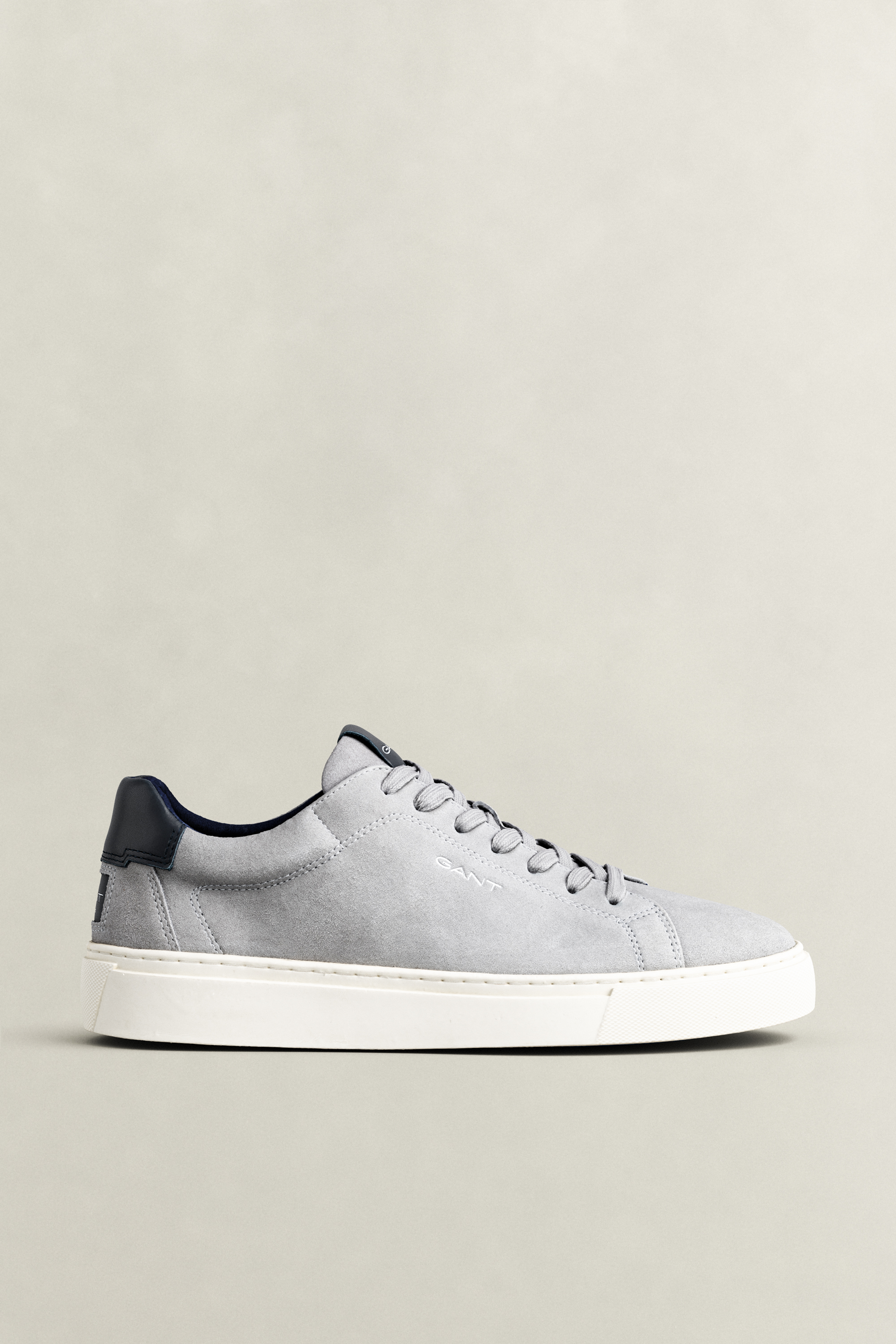Gant Men's Heather Grey Mcjulien Suede Sneakers (41)