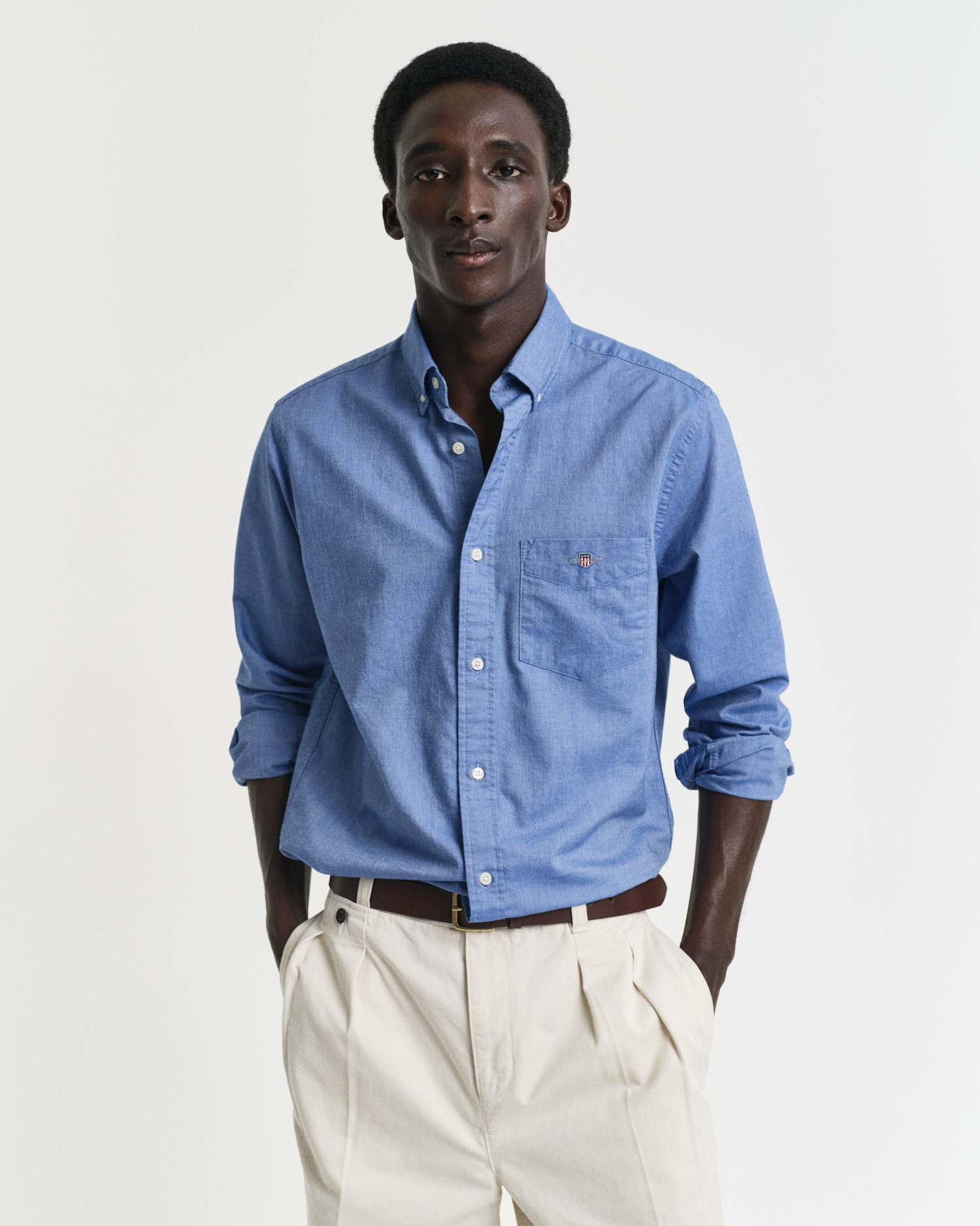 Gant Men's Blue Regular Fit Classic Oxford Shirt ) Xxl