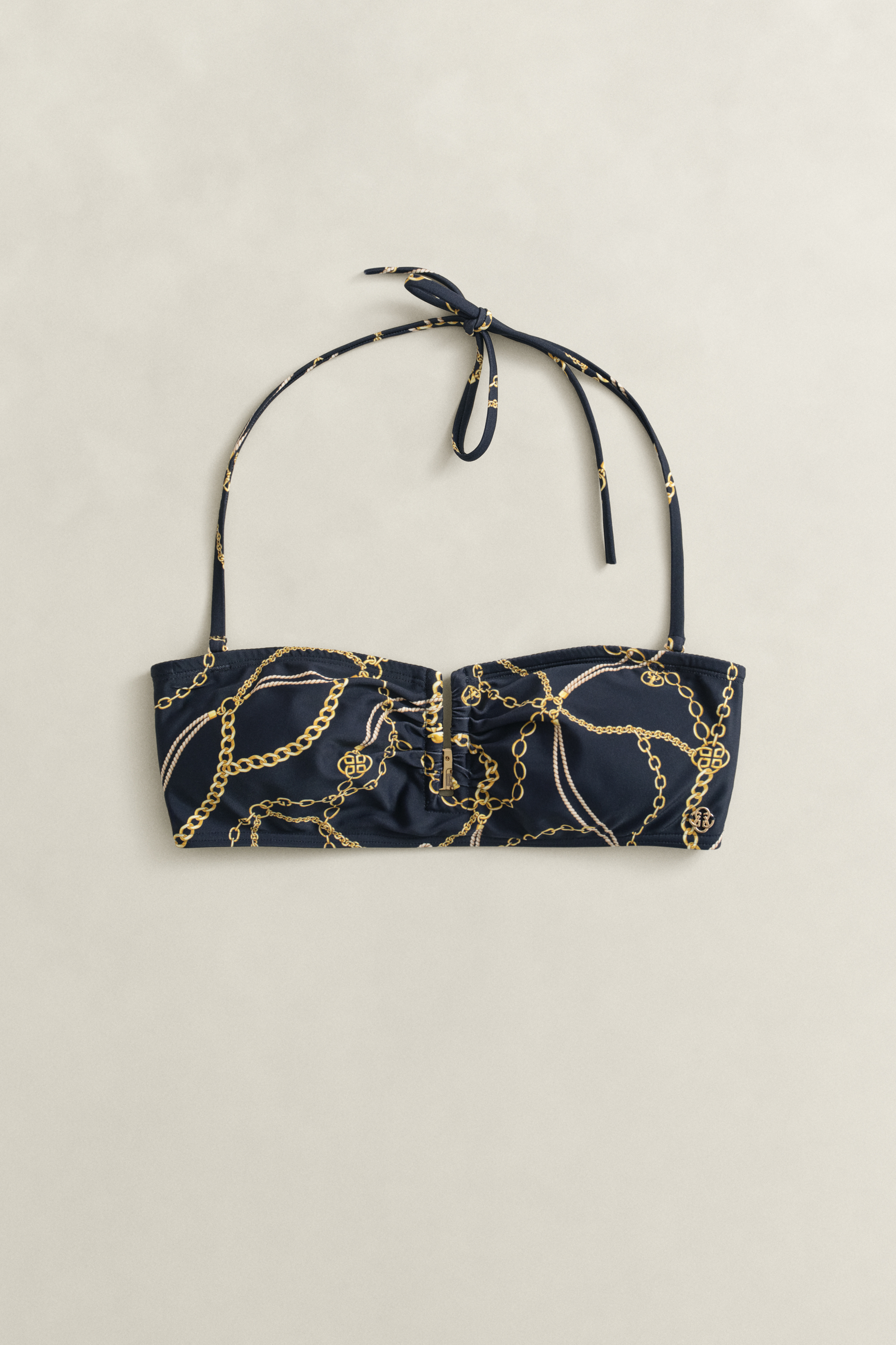Chain Print Bikini Bandeau