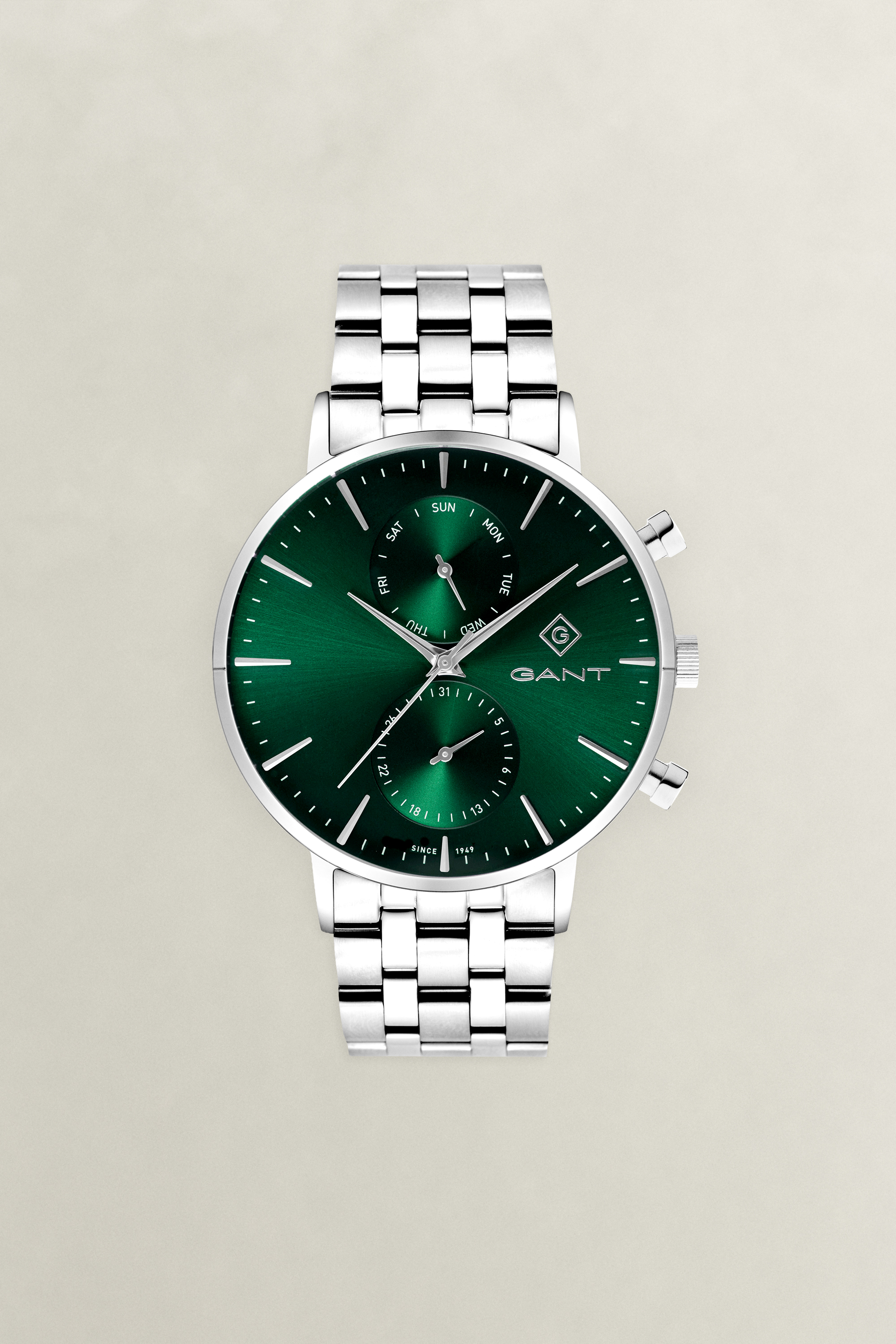 Gant Men's Green Park Hill Day-Date Ii Watch (One Size) Lush