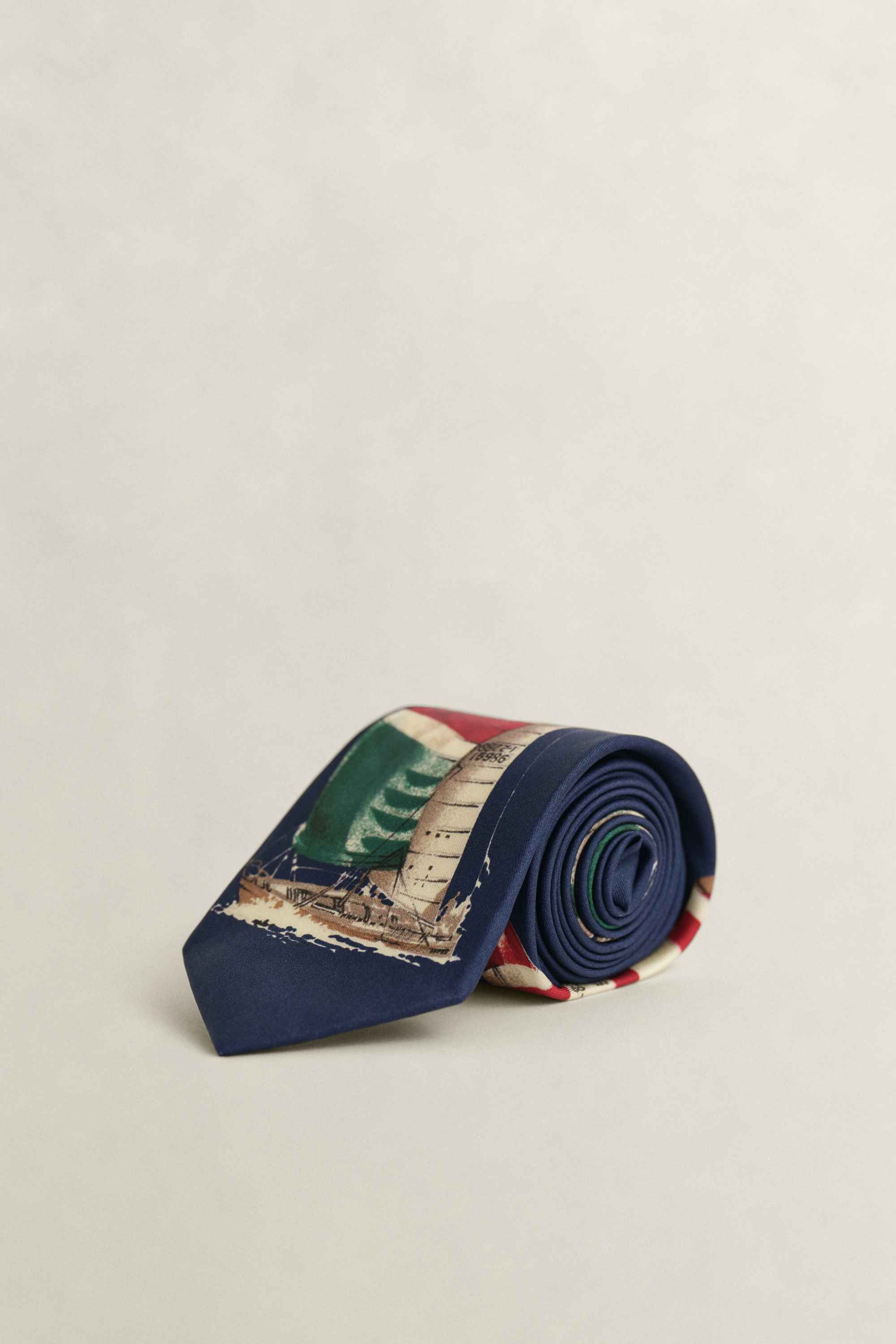 Gant Men's Navy Sailing Boat Tie (One Size) Marine