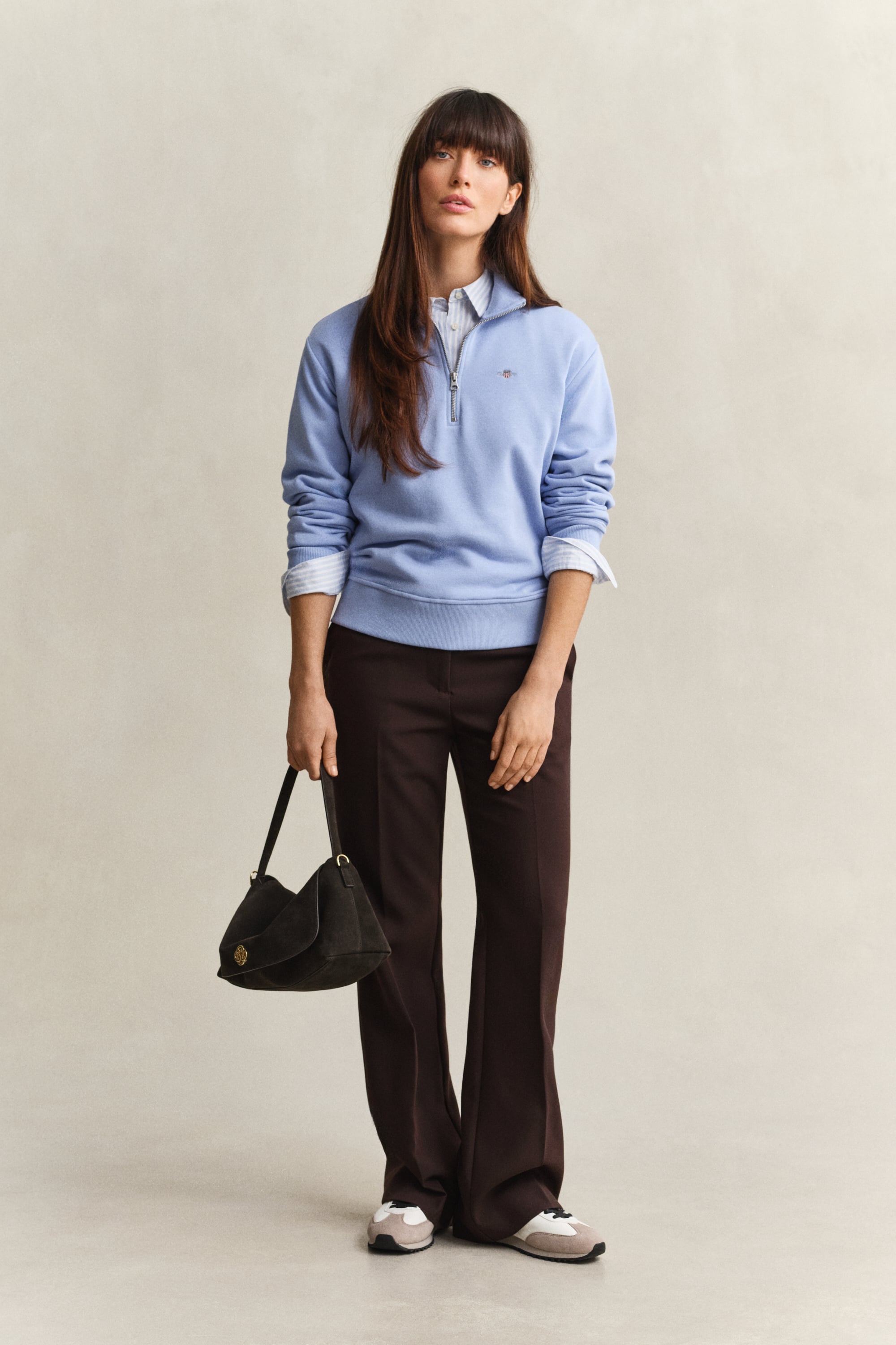 Gant Shield Half Zip Sweatshirt