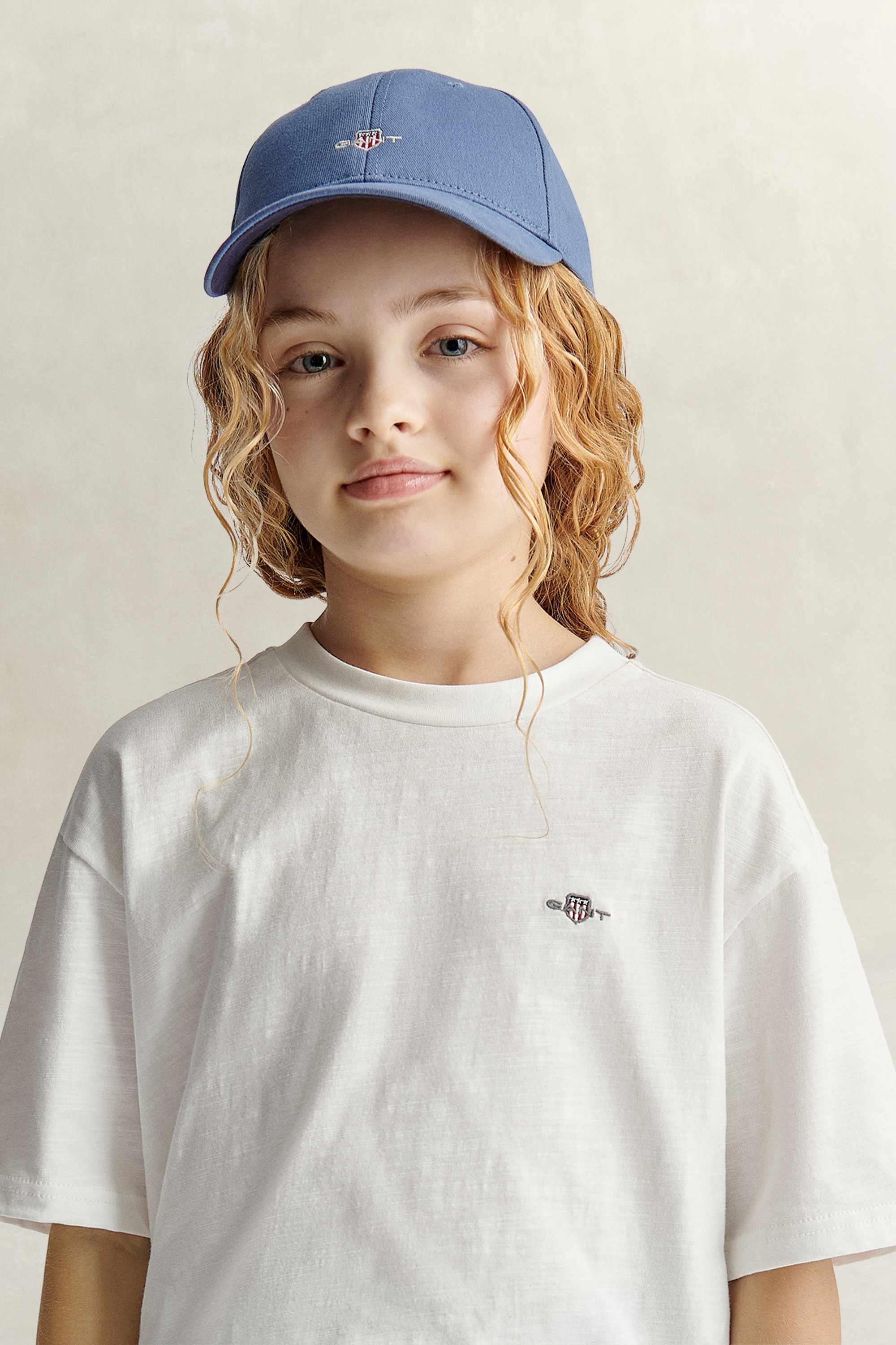 Gant Unisex Blue Teens Shield Cap (One Size) Salty Sea