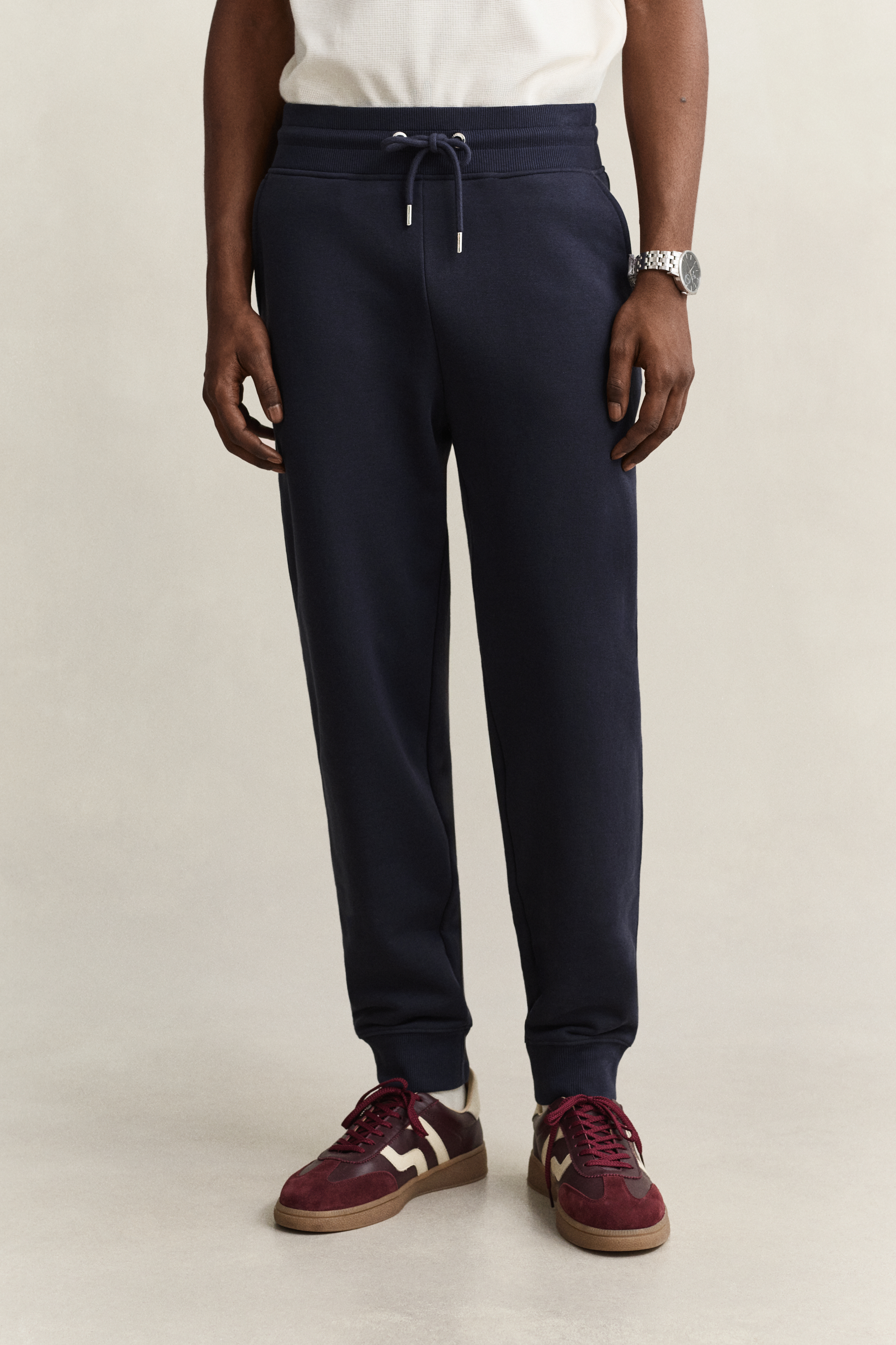 Gant Men's Navy Shield Sweatpants (L) Evening Blue