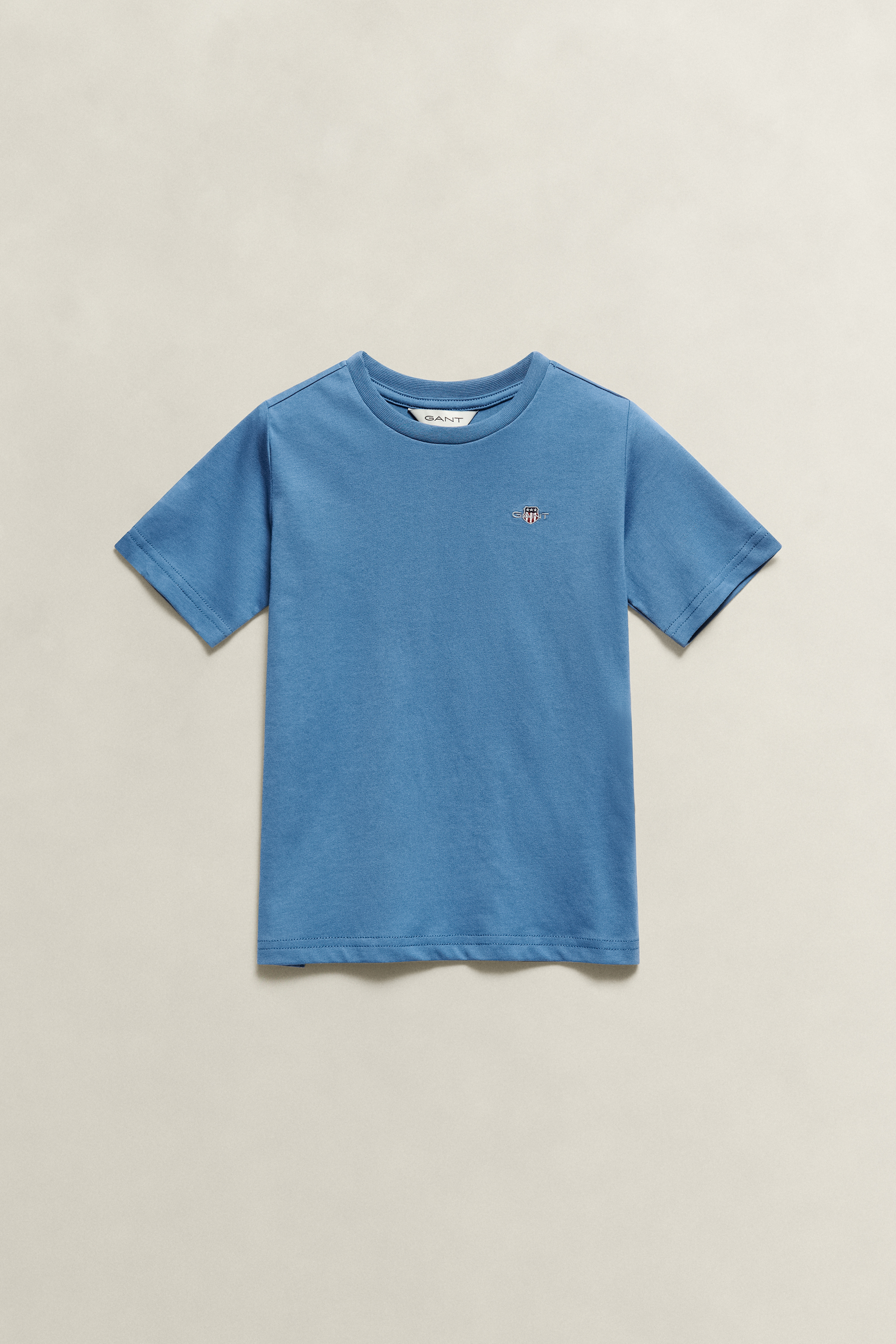 Gant Unisex Kids Blue Kids Shield T-Shirt (92) Salty Sea