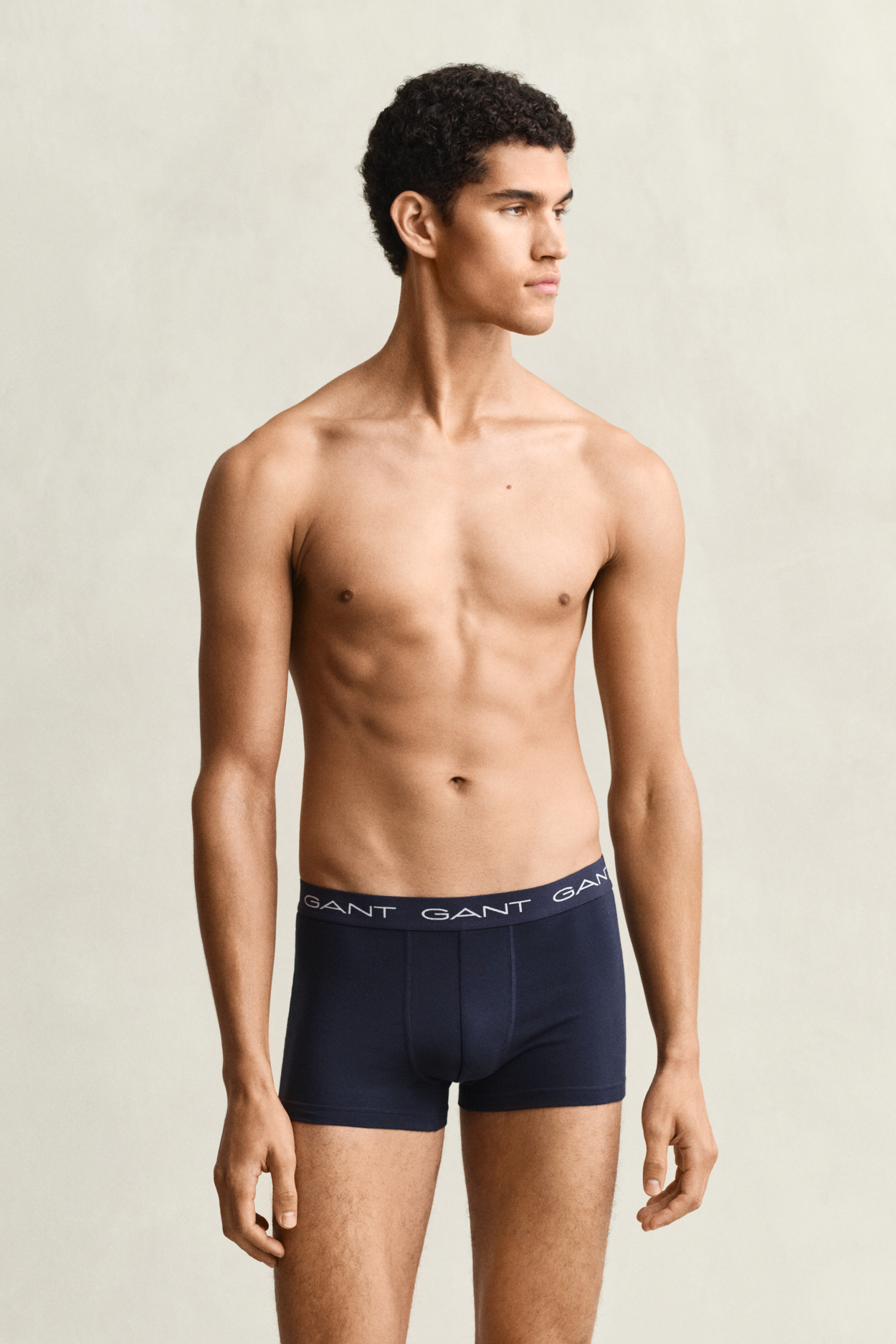 Gant Men's Navy 3-Pack Trunks (Xxxl) Marine