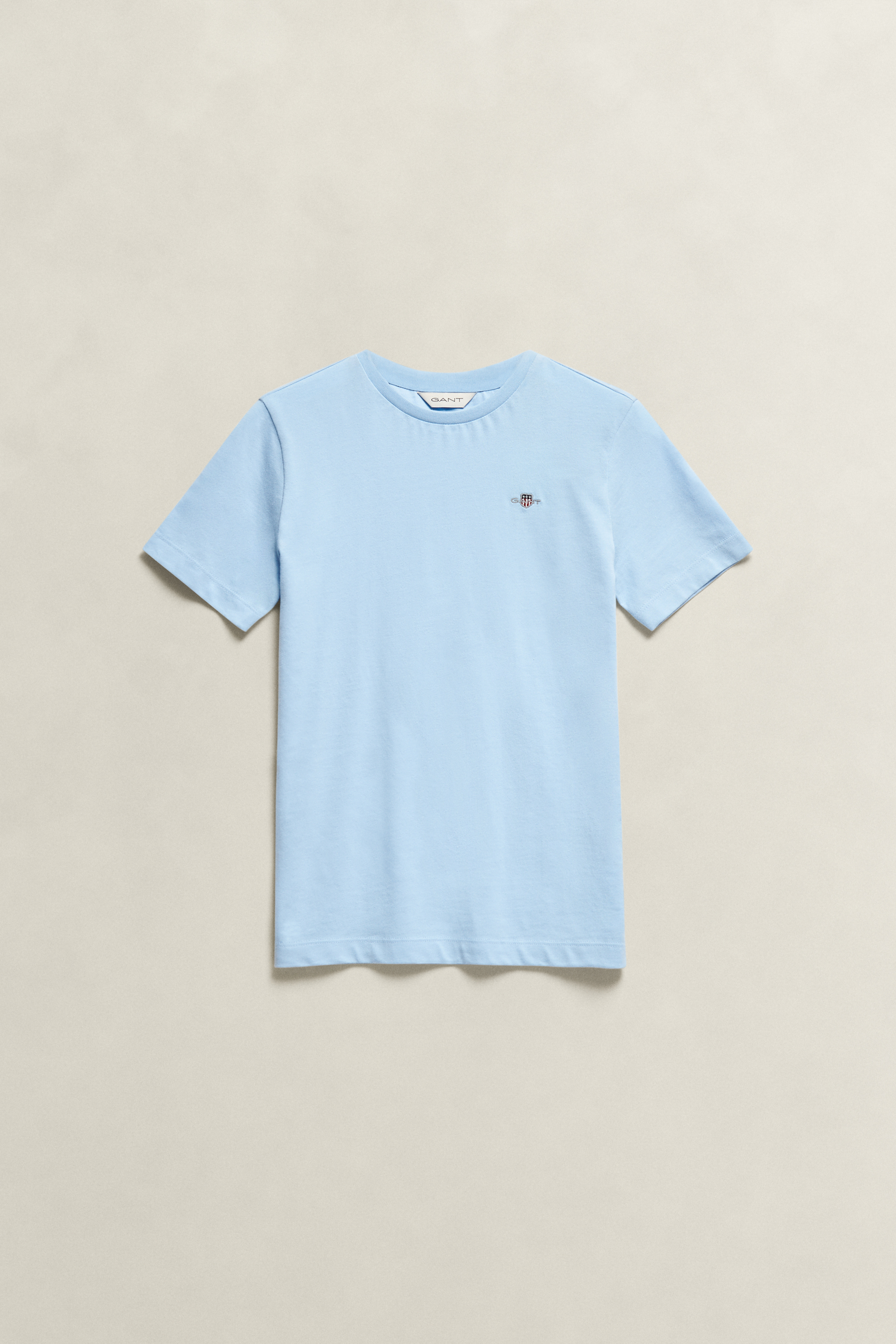 Gant Unisex Sky Blue Teens Shield T-Shirt (122/128)