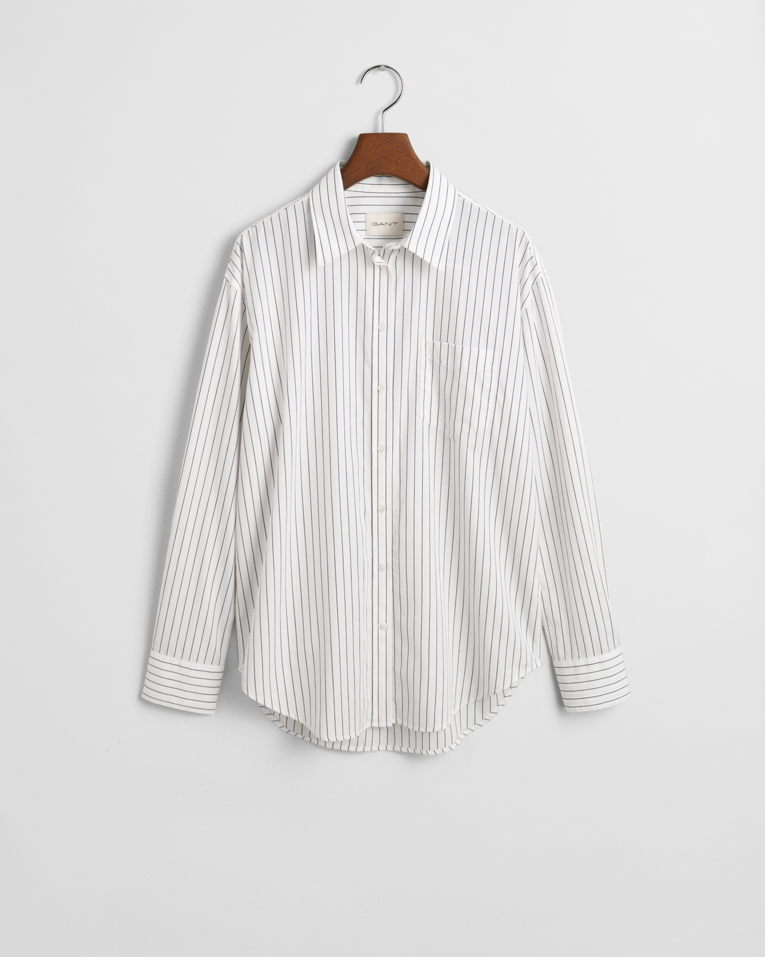 Relaxed Fit Classic Striped Poplin Shirt