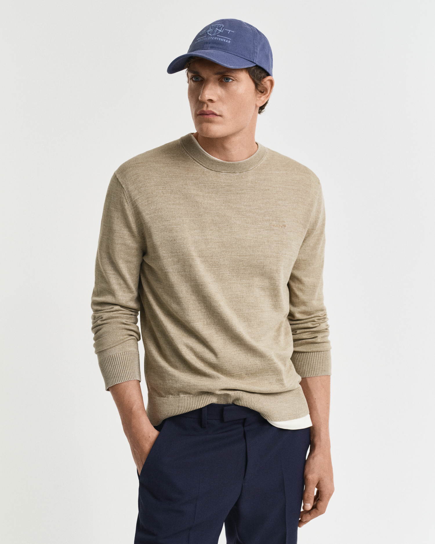 Gant Men's Sunfaded Crew Neck Sweater ) Xxl