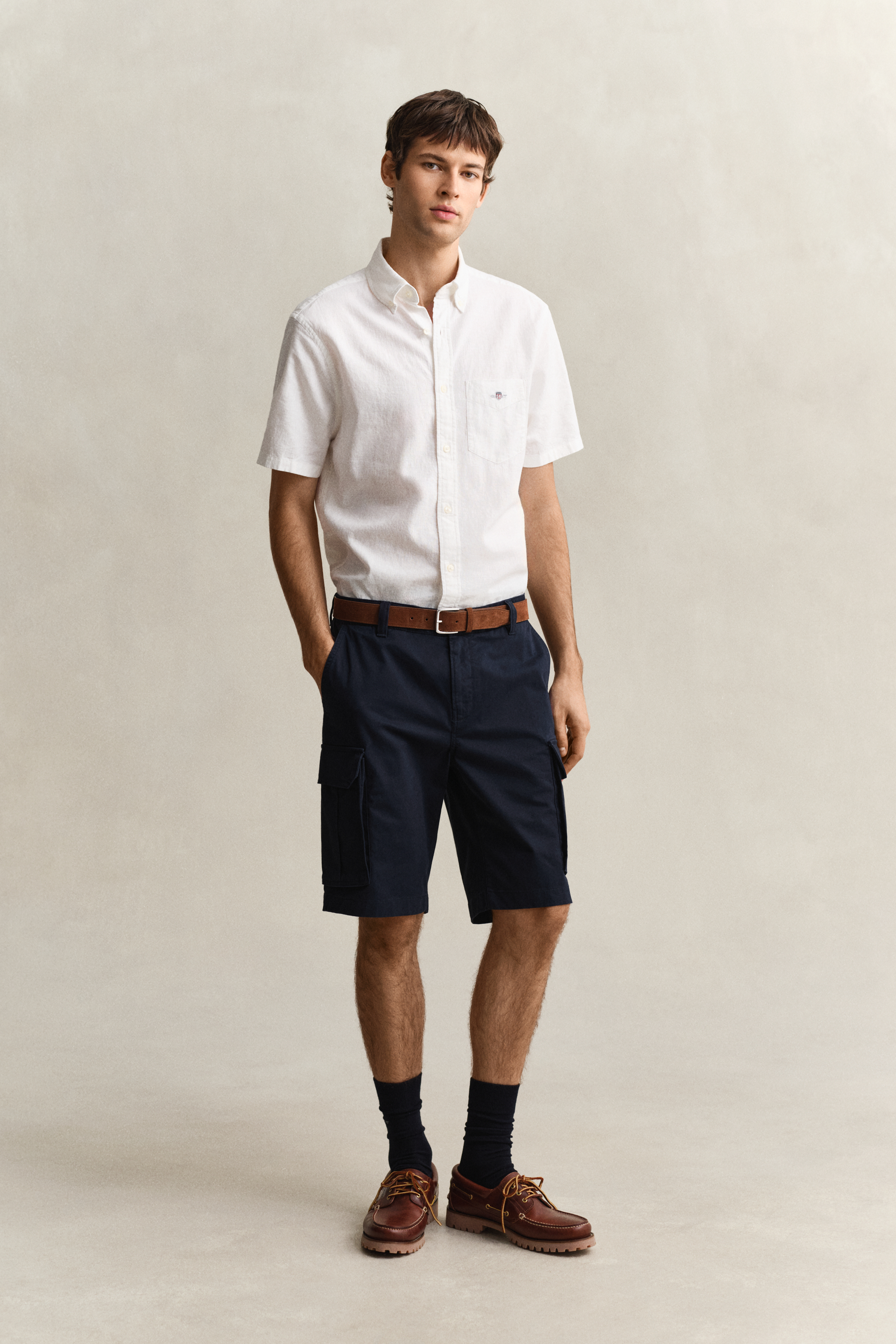 Gant Men's Navy Classic Cargo Shorts (33) Evening Blue