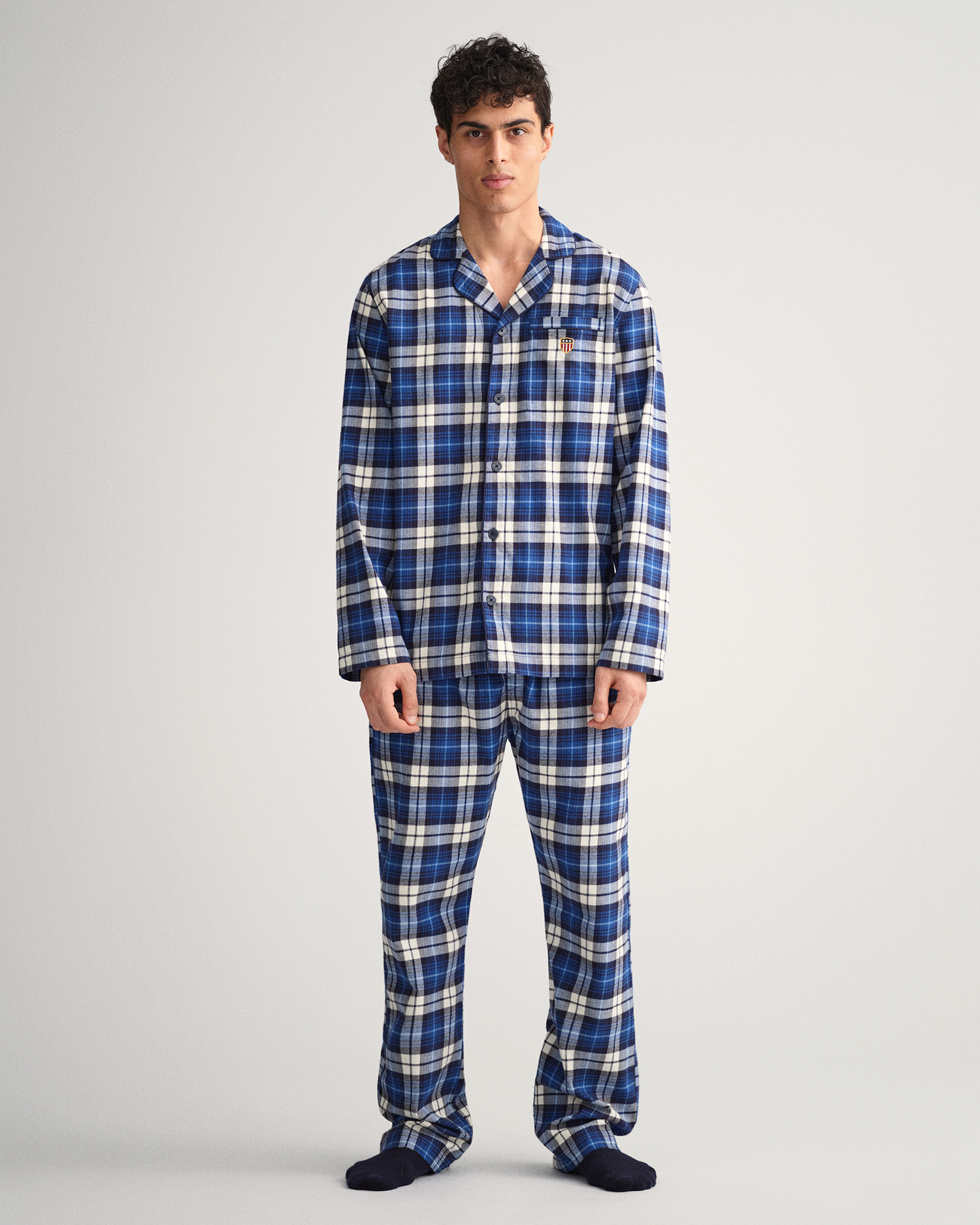 Flannel Pajama Set With Shirt Gift Box