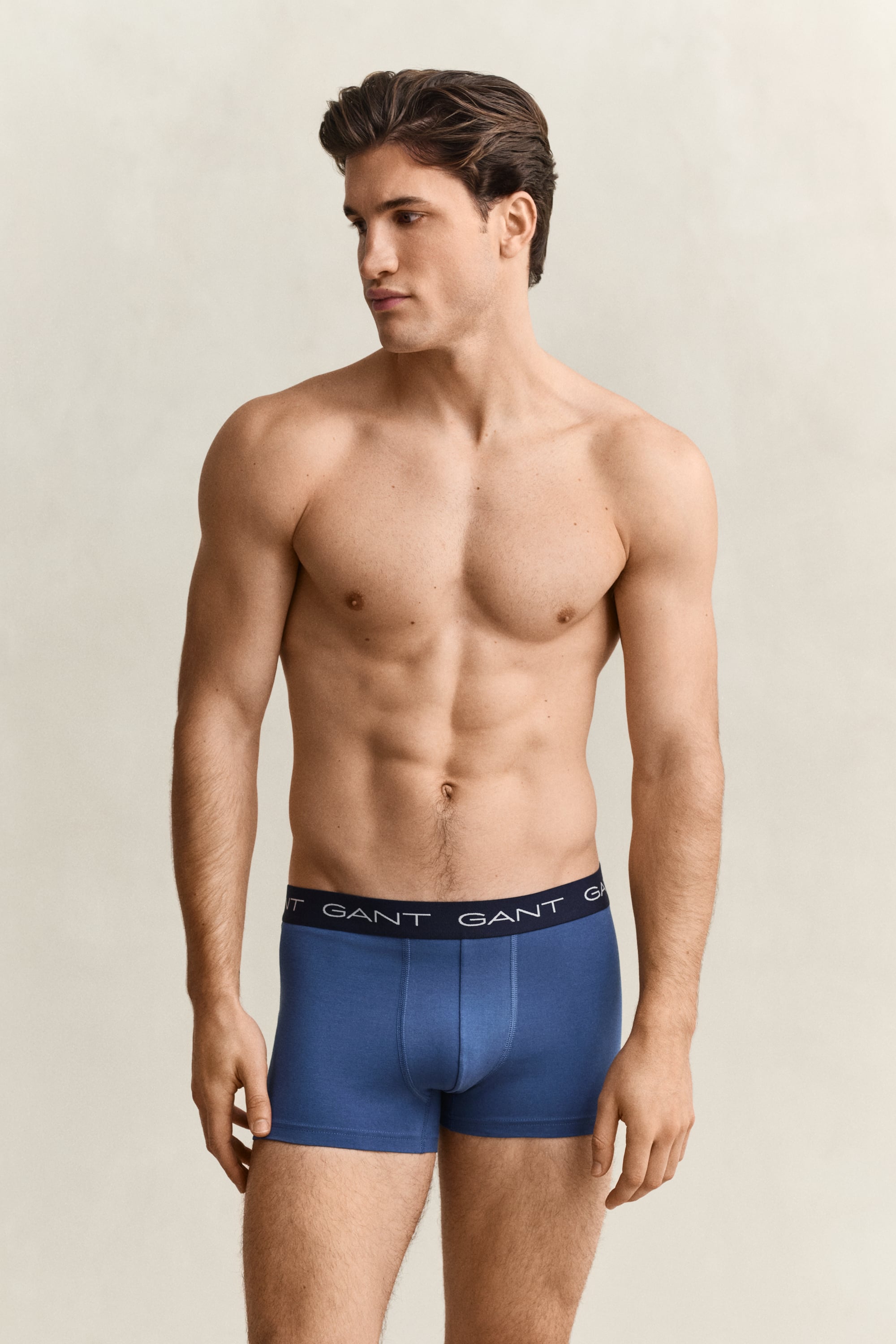Gant Men's Vintage Blue 3-Pack Trunks (Xl)