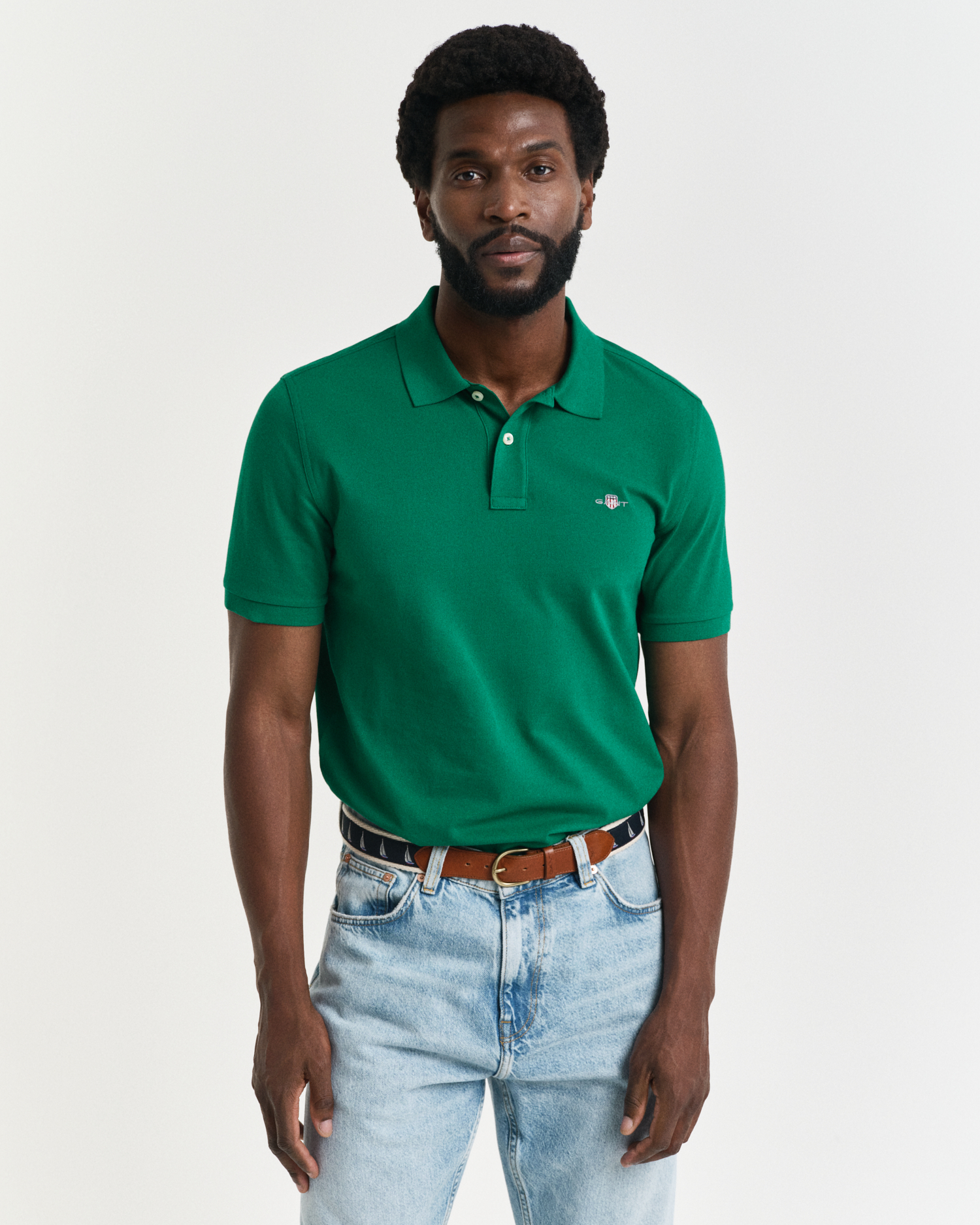 GANT Men Regular Fit Shield Piqué Polo Shirt (XL)