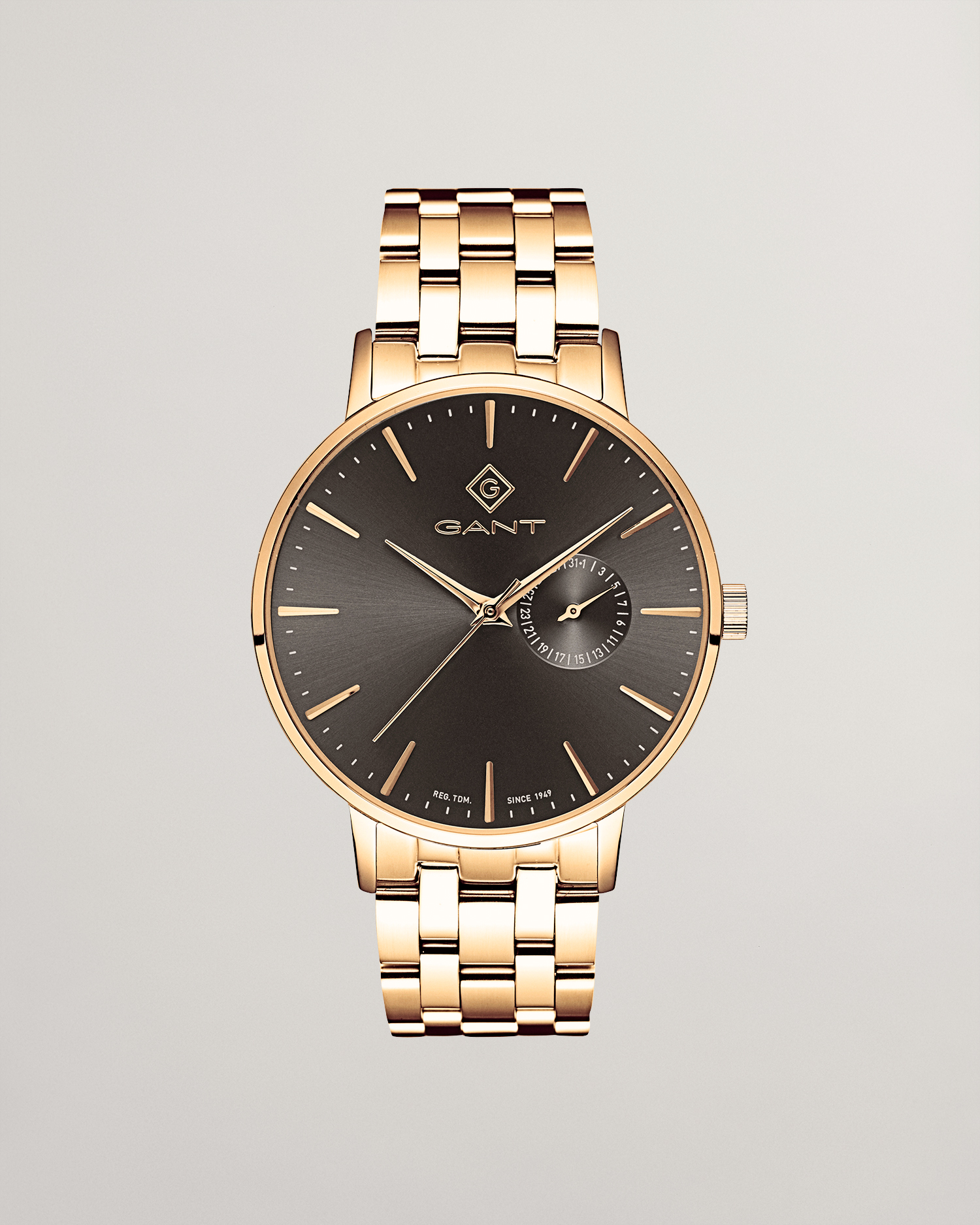 Gant Men's Gold Park Hill Iii Wristwatch (One Size)