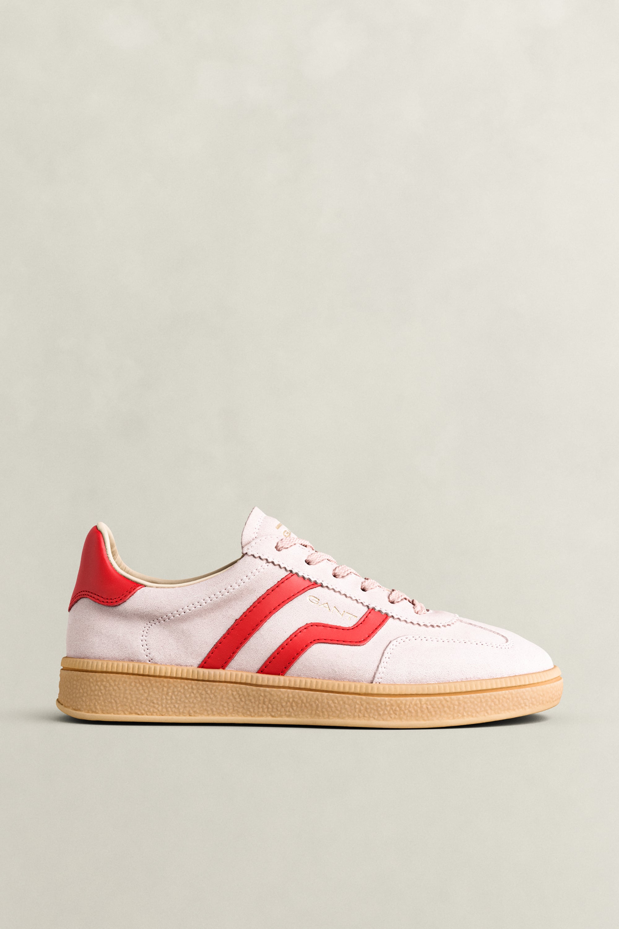 Gant Women's Rose Red Cuzima Suede Sneakers (38)