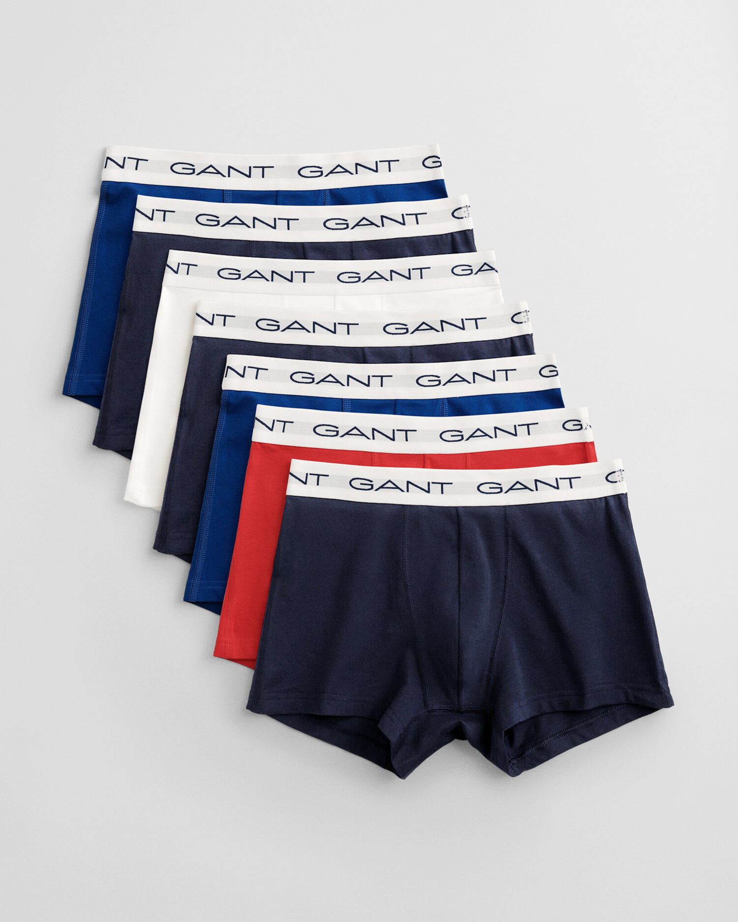 Gant Men's Multicolor 7-Pack Trunks (Xxxl)
