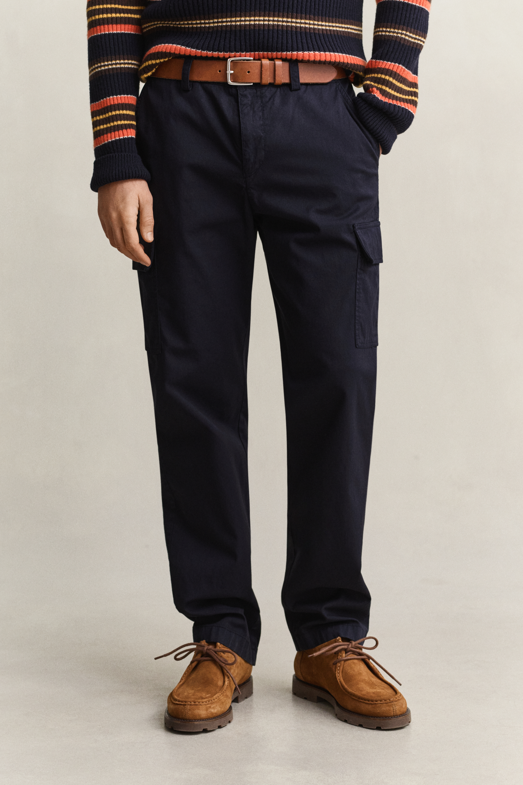 Gant Men's Navy Cargo Pants (38) Evening Blue