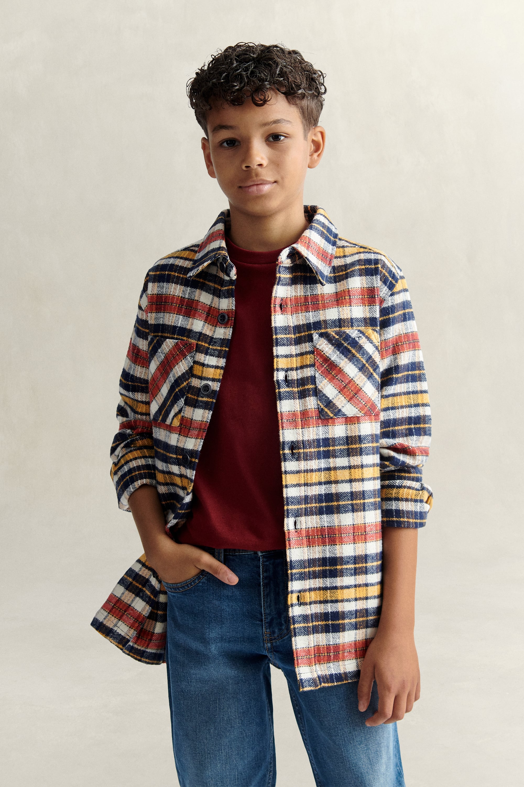 Checked Overshirt EVENING