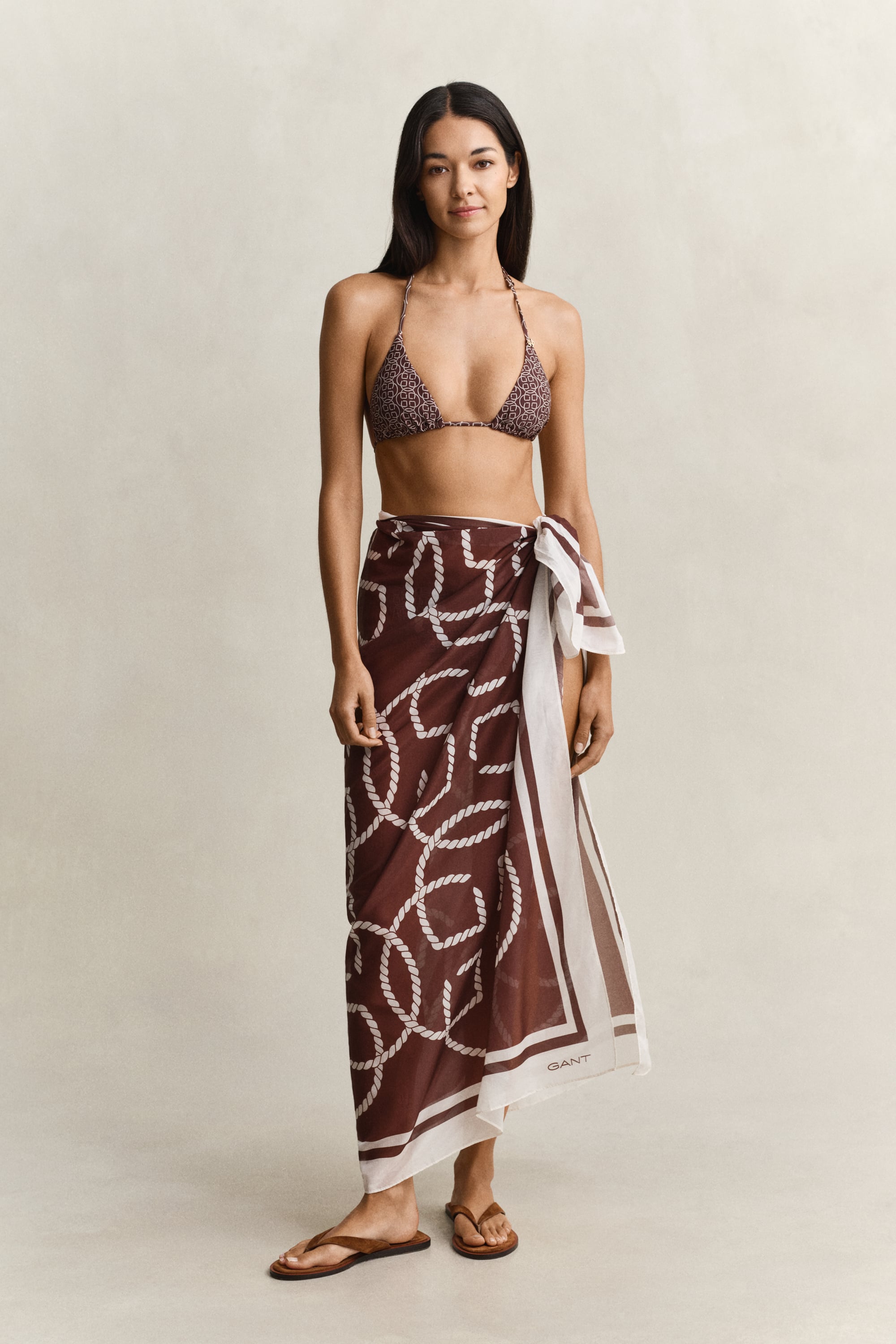 Gant Women's Fresh Soil Monogram Sarong (One Size)