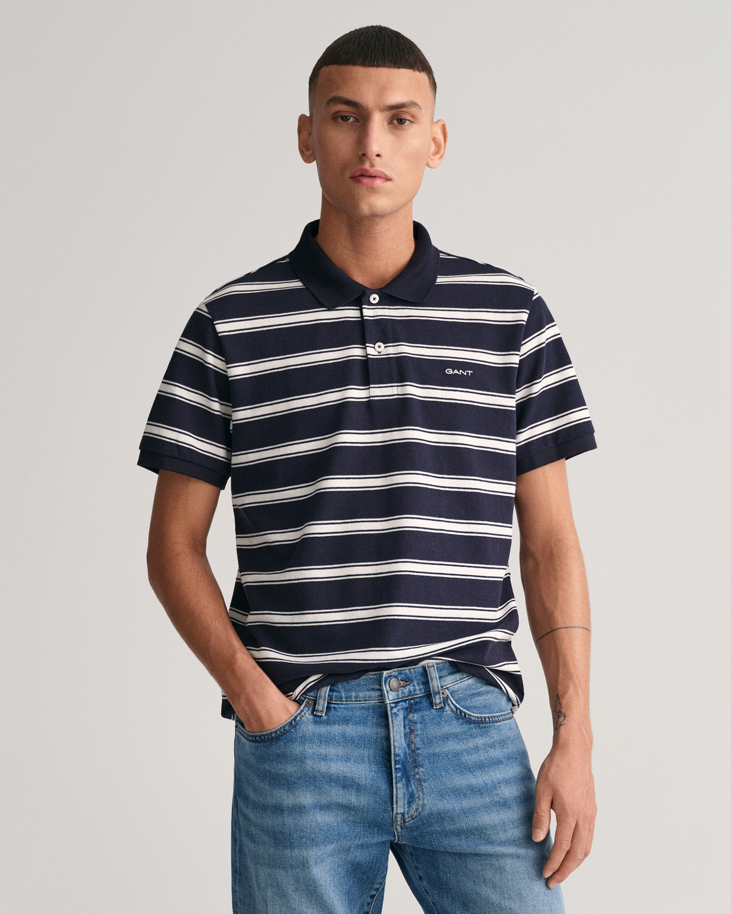 Striped Polo Shirt - GANT