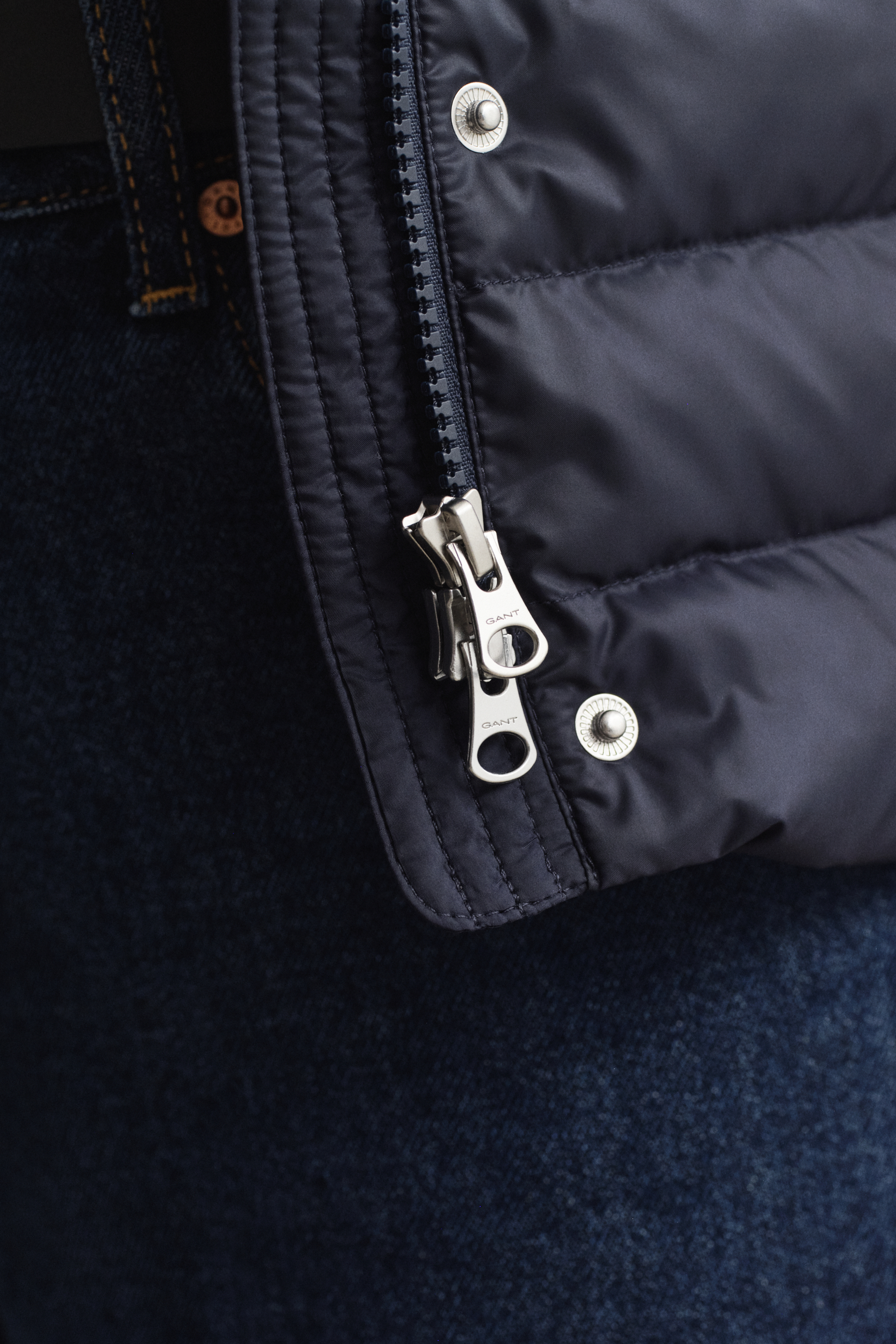Gant Light Down Vest In Multi