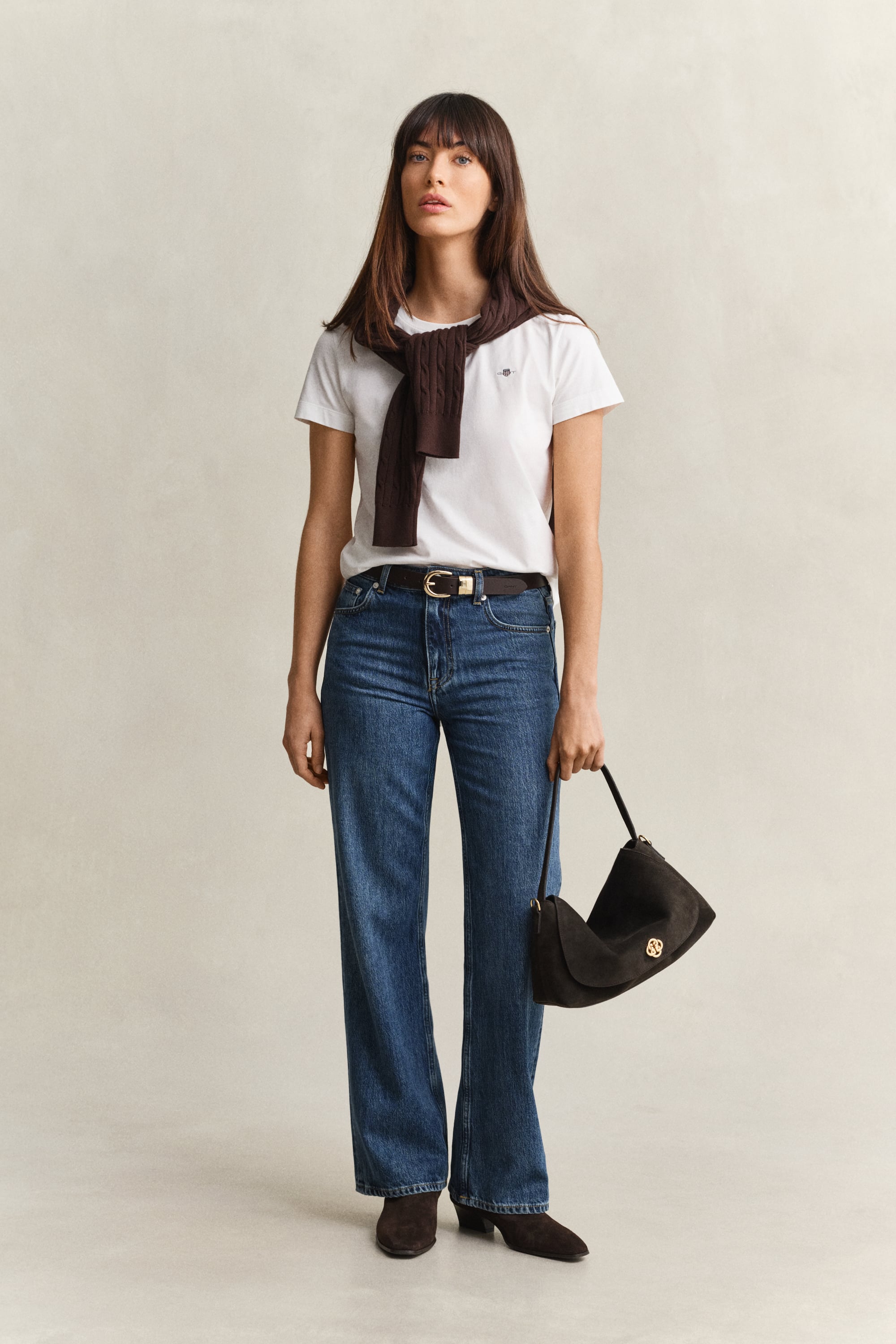 Gant Shield T-shirt In White