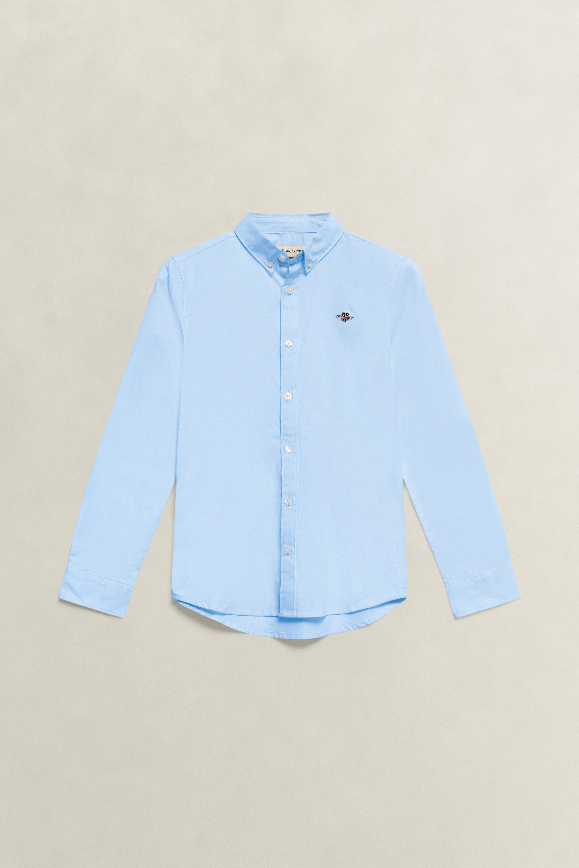 Gant Men's Sky Blue Teens Teen Boys Shield Oxford Shirt (122/128)