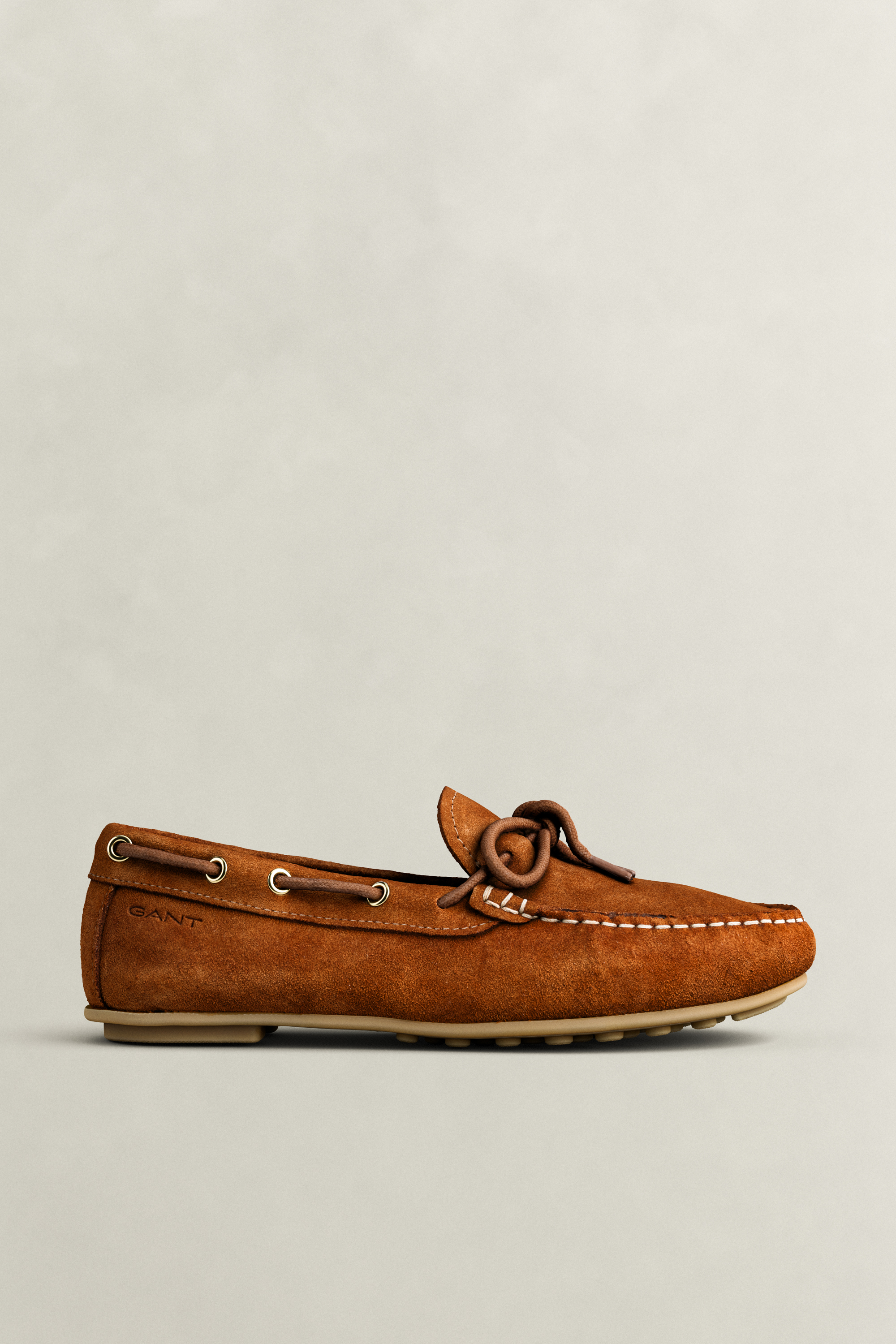 Gant Women's Cognac Brown Sebaya Suede Loafers (40)