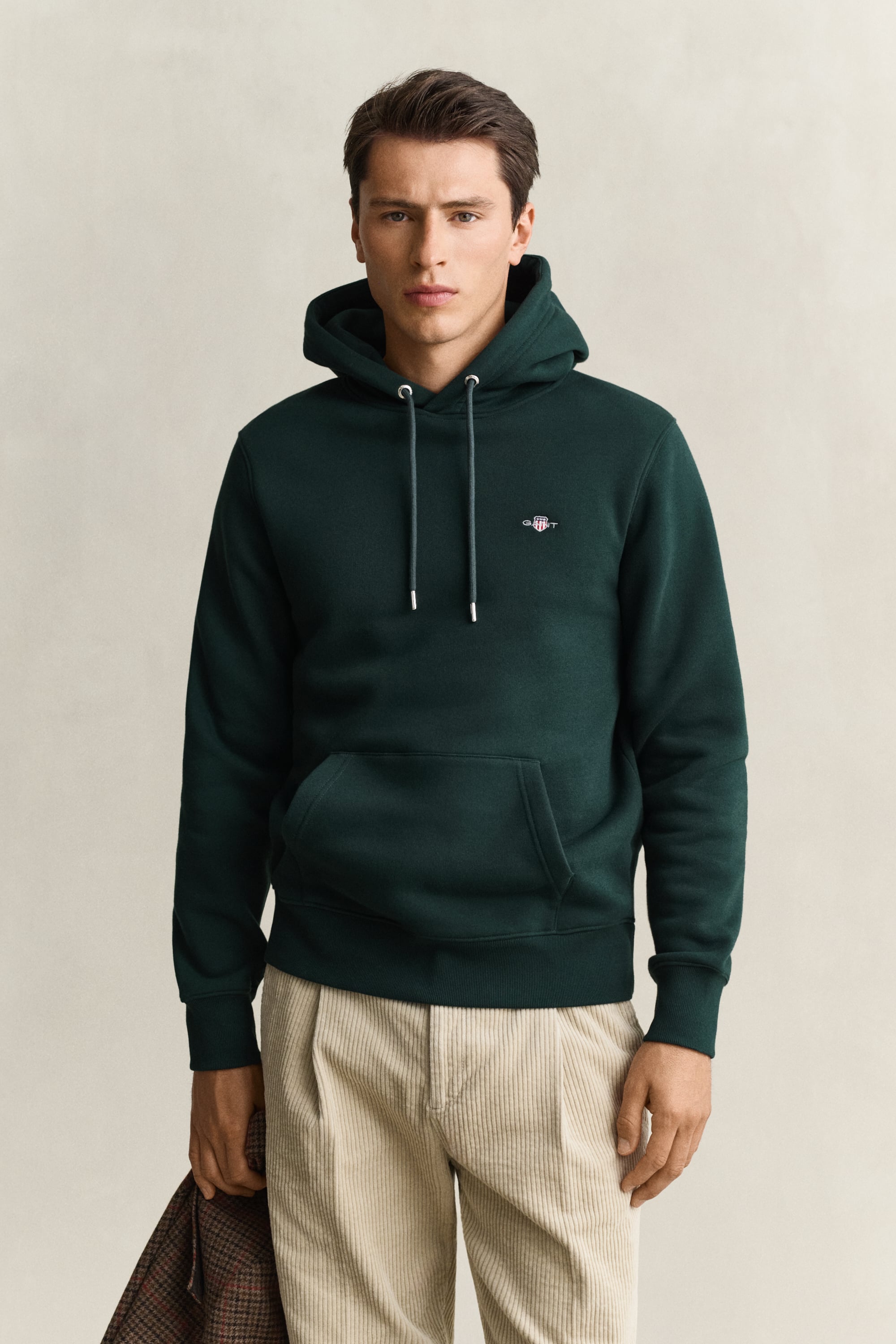 Gant Dk Green Shield Hoodie In - S - Image 4