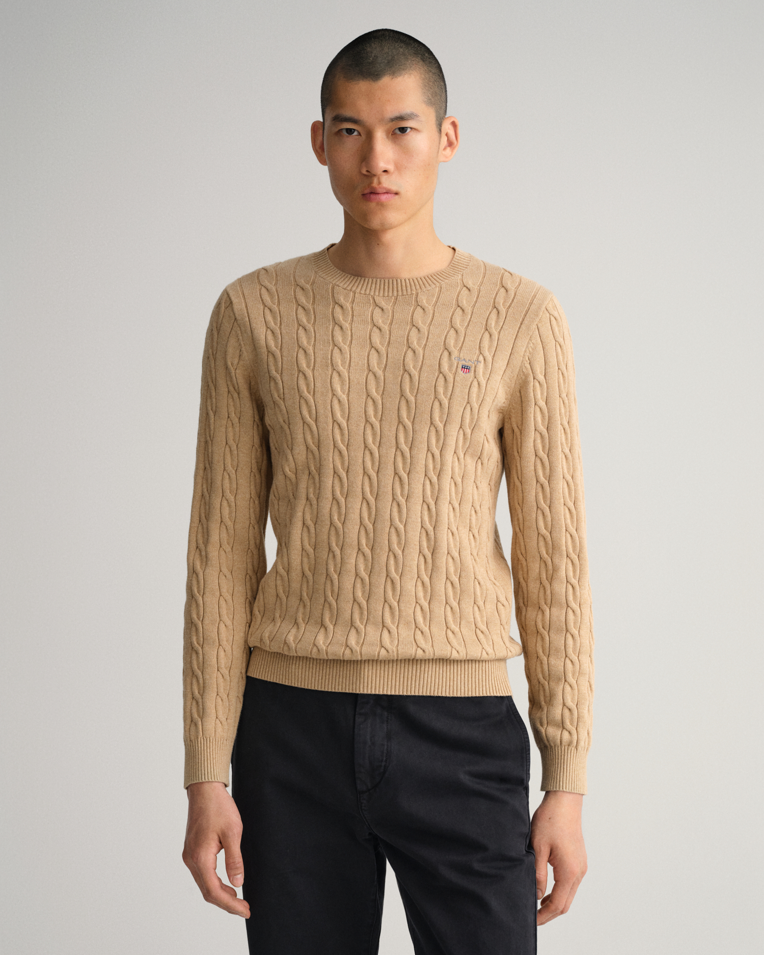 Mens Cable Knit Jumpers | GANT | UK