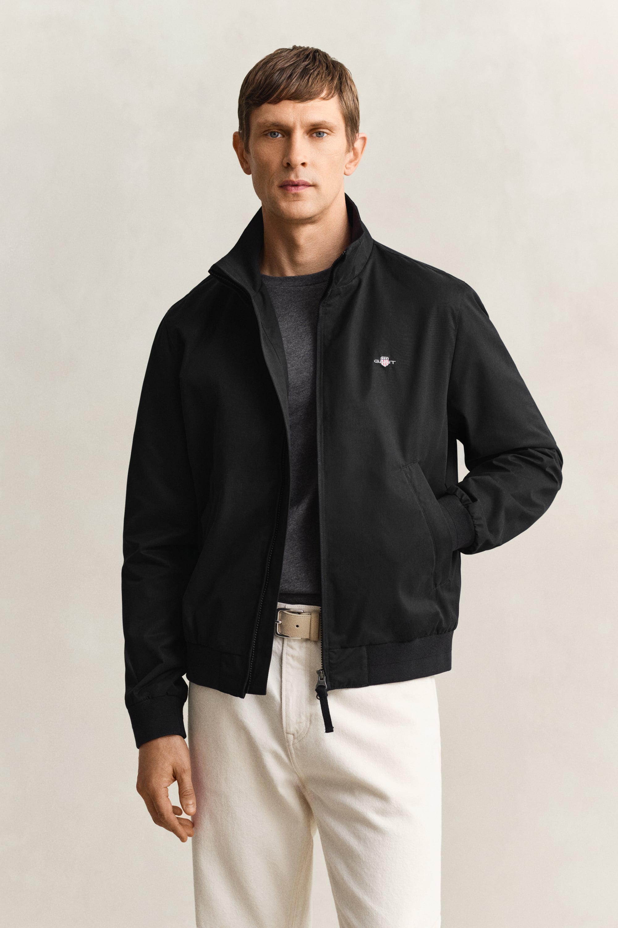 Gant Men's Black Lightweight Hampshire Jacket (Xl)