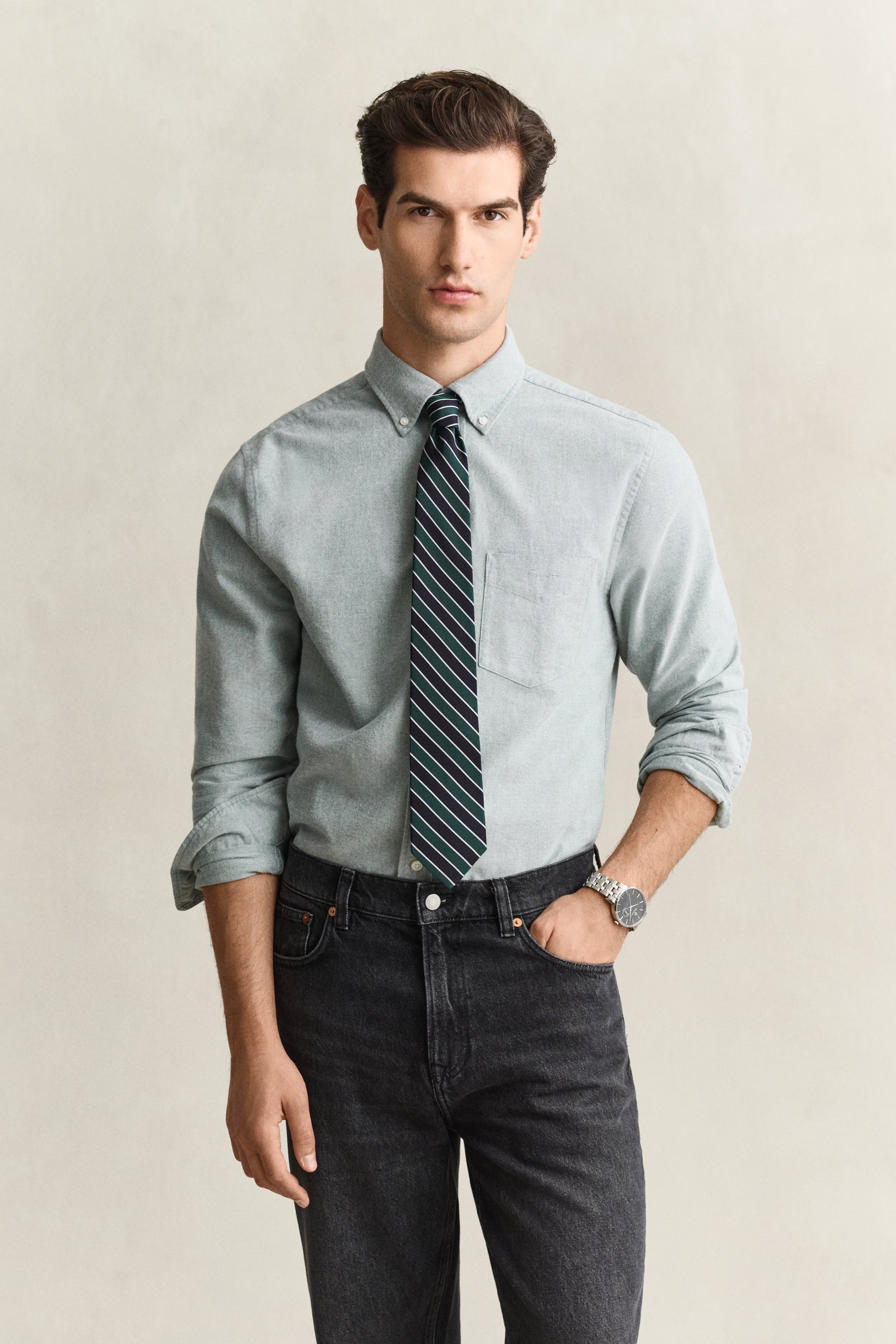 Brushed Oxford Shirt CLEAR SKY