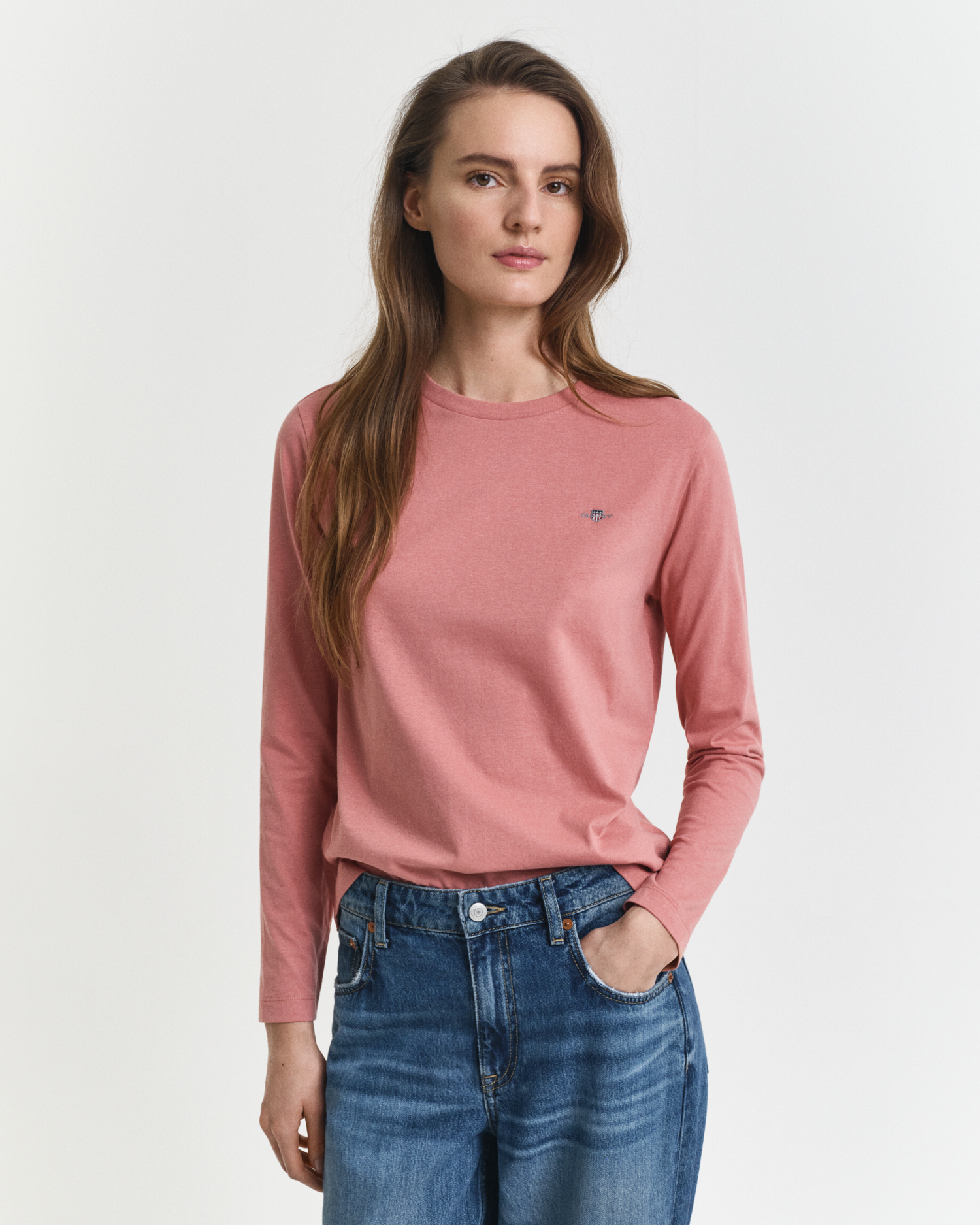 Gant Women's Shield Long Sleeve T-Shirt (S) Small