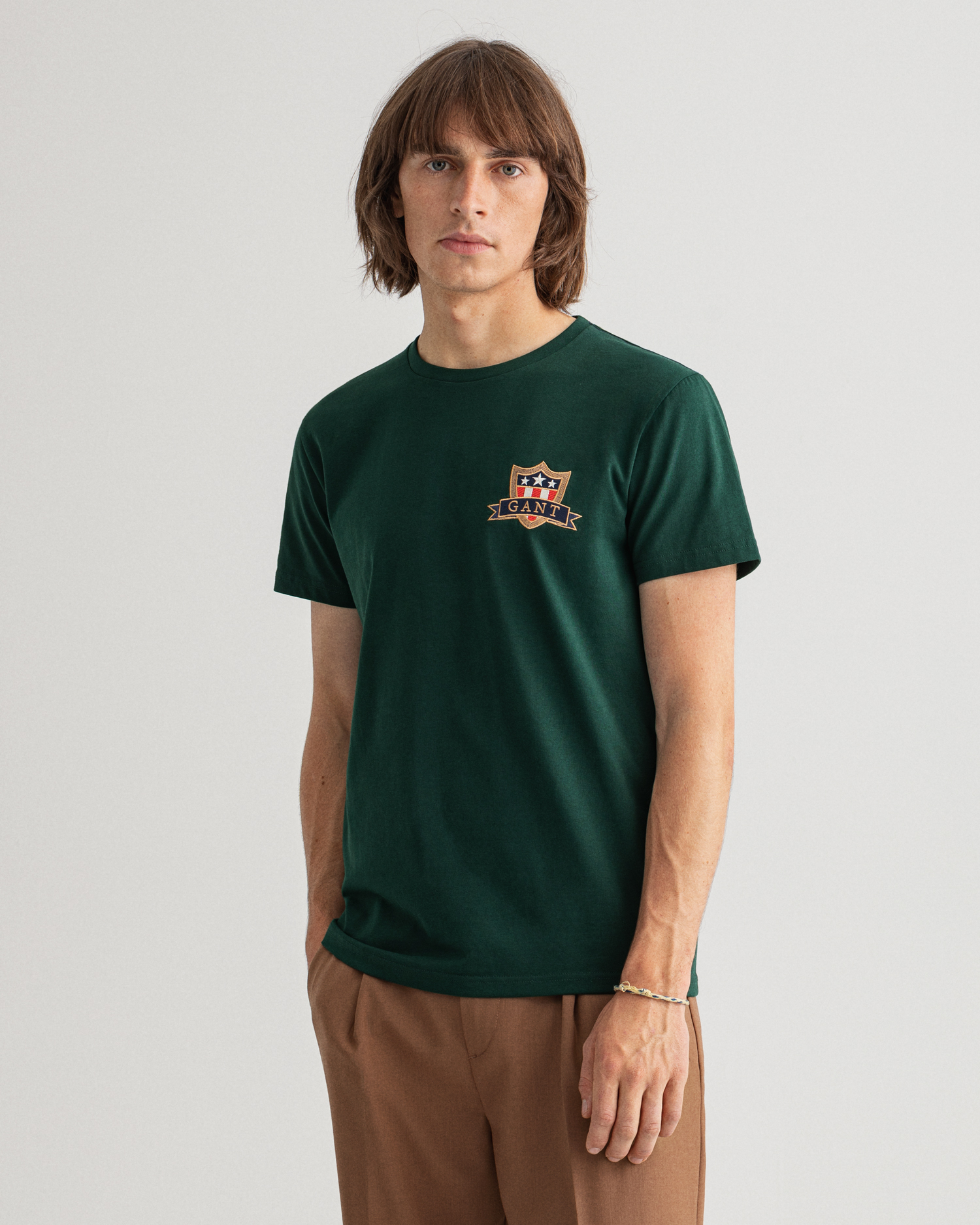 

GANT Men Banner Shield T-Shirt (L) Green