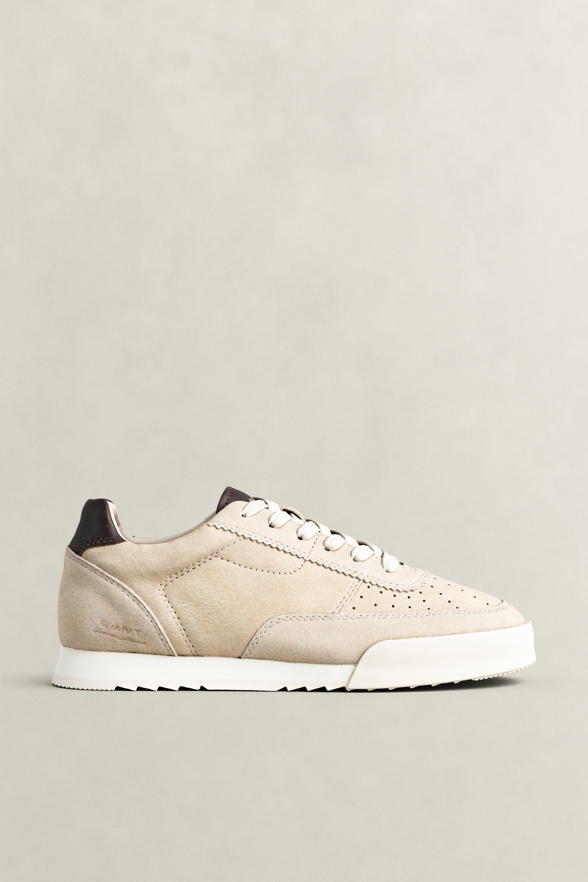 Gant Men's Oat Beige Baylle Suede Sneakers (46)