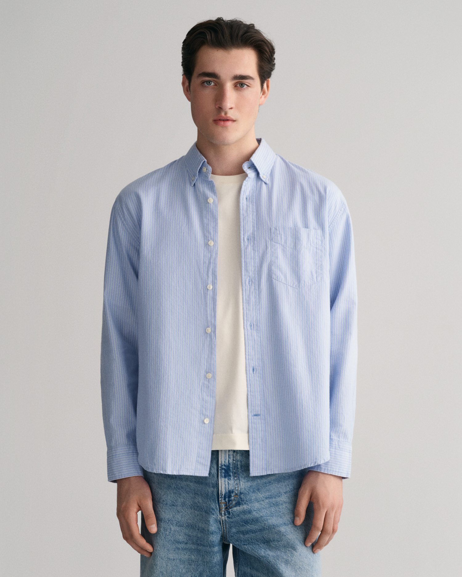 Relaxed Fit Striped Archive Oxford Shirt
