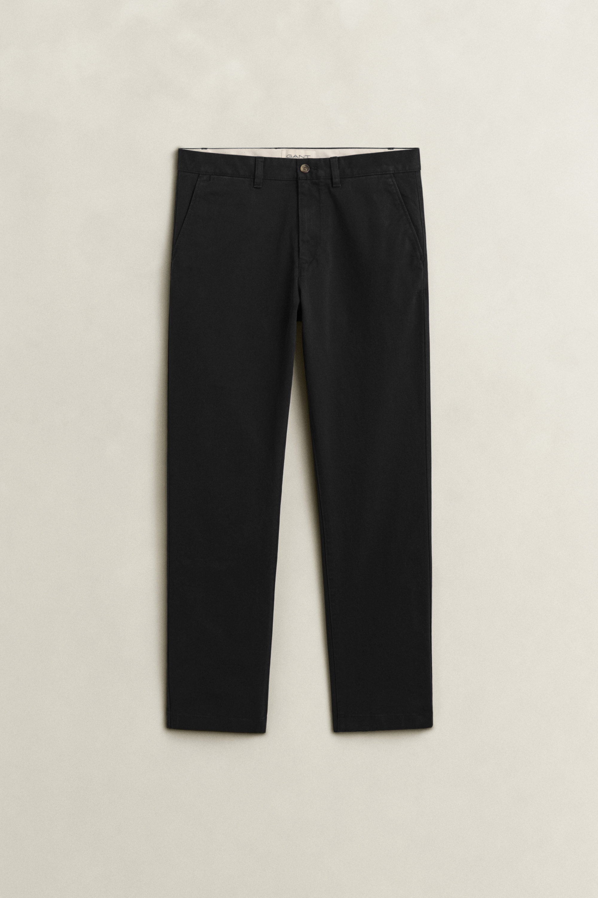 Gant Men's Black Regular Fit Comfort Chinos (42/32)