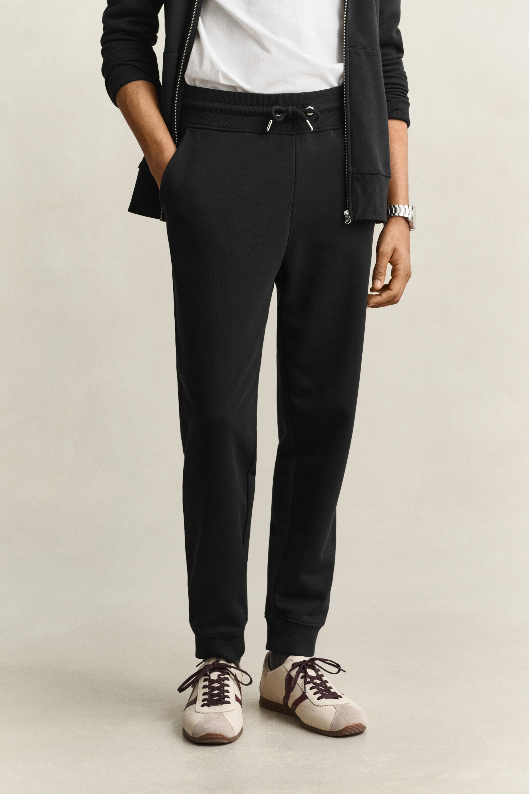 GANT - Men's - Joggers - Black - Regular Fit - Image 2