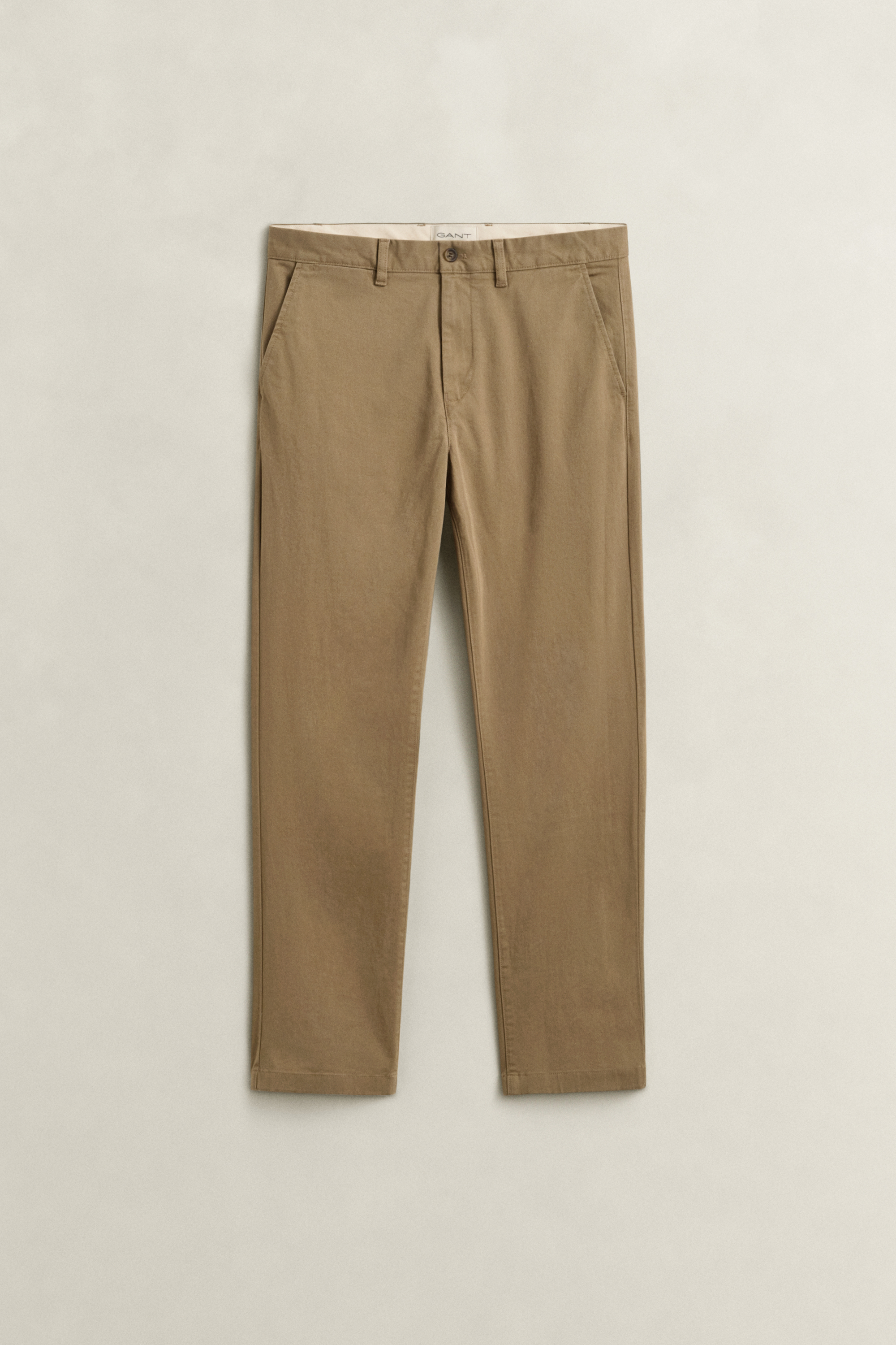 Gant Men's Beige Regular Fit Comfort Chinos (42/32) Light Taupe