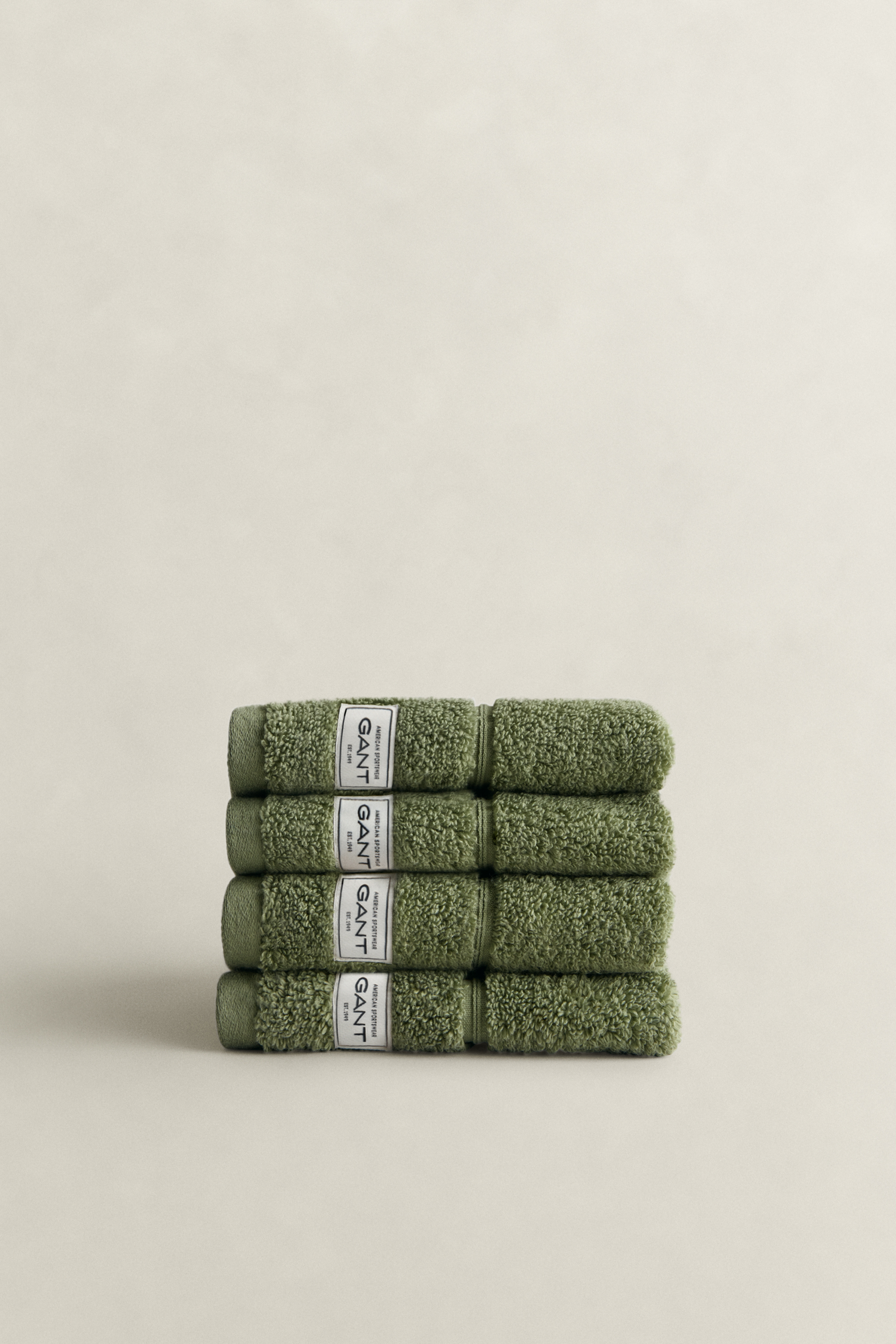 Gant Unisex Agave Green Home Decor 4-Pack Premium Towels 30X30 (30X30)