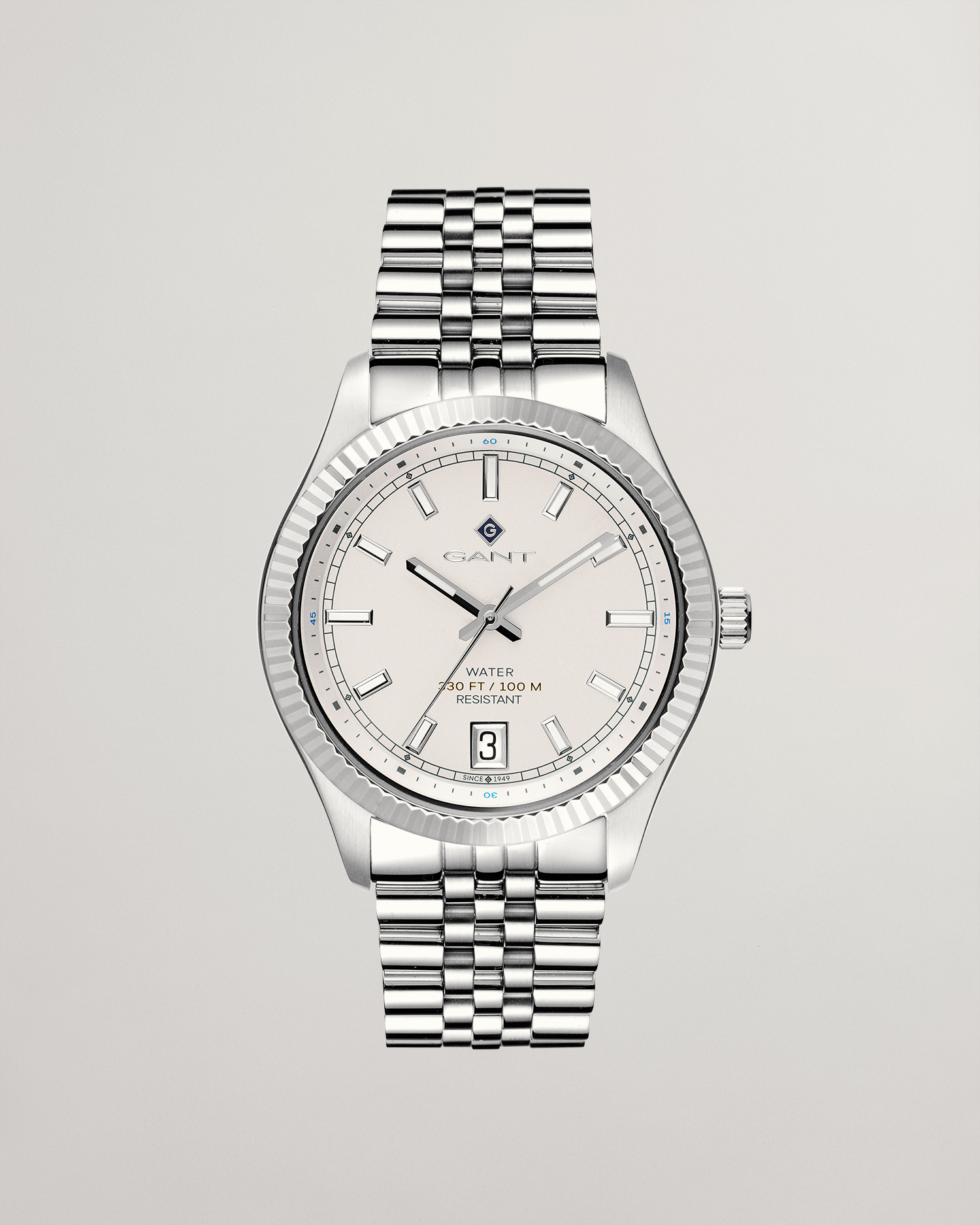 GANT Men Sussex 44 Wristwatch (ONE SIZE) White