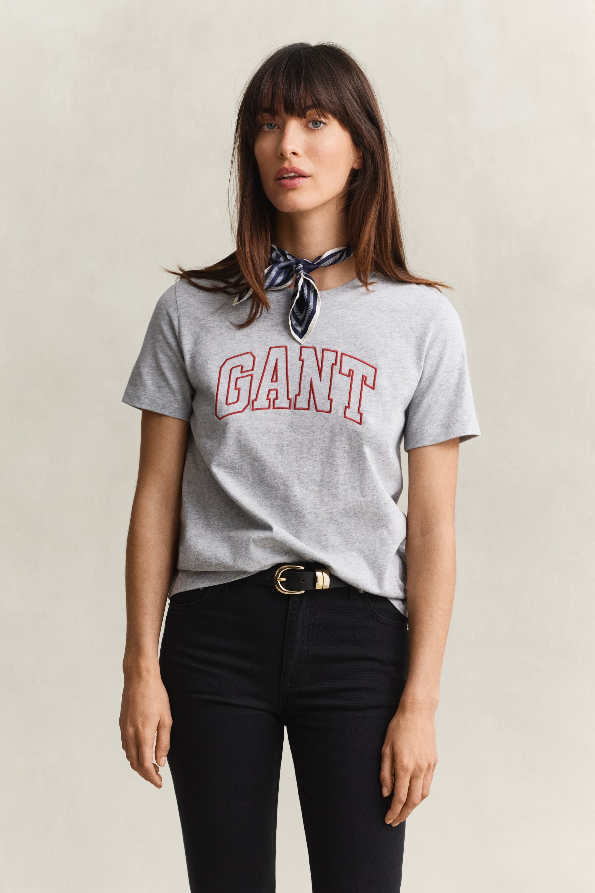 Gant Graphic T-shirt In Gray