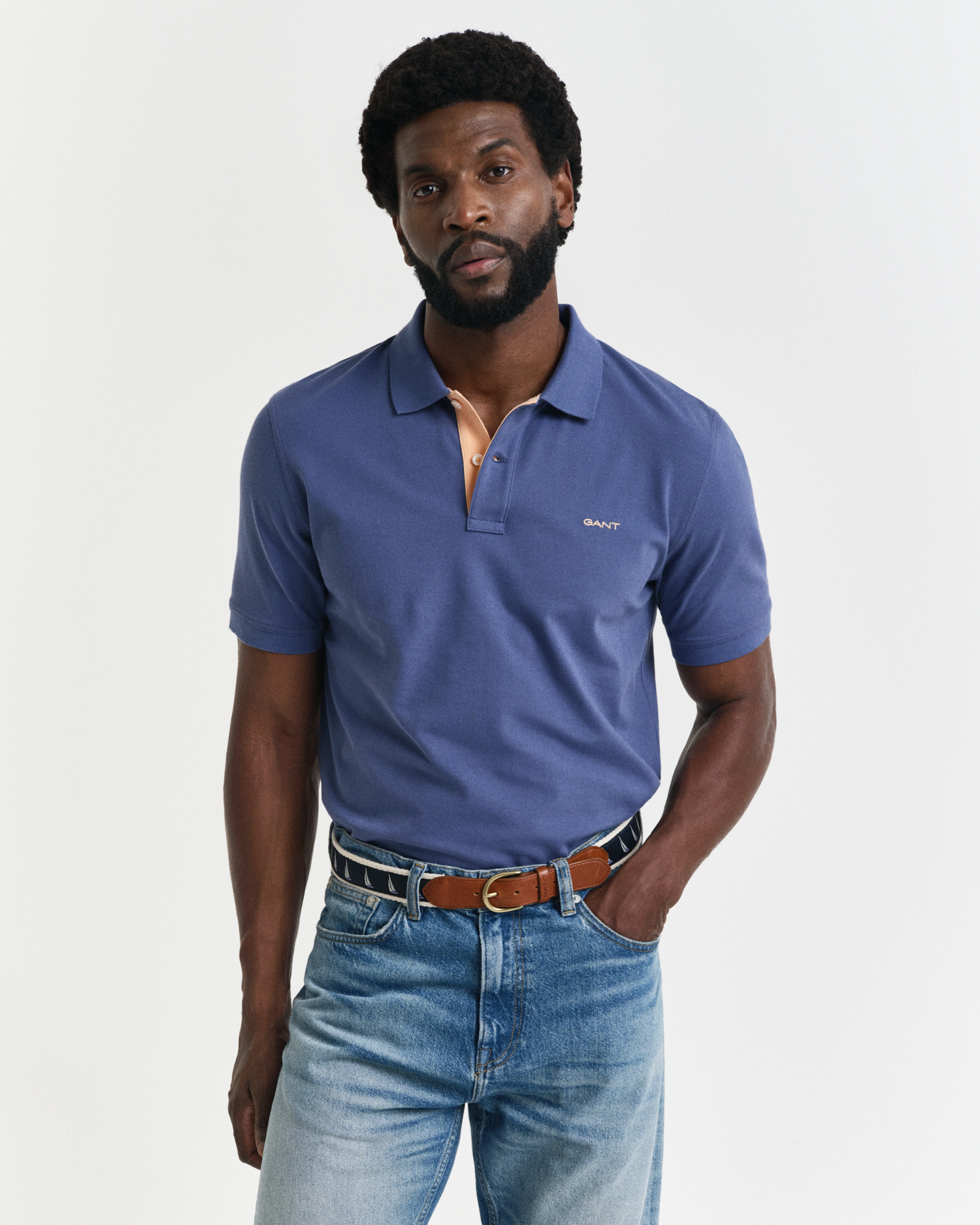 Gant Men's Contrast Piqué Polo Shirt ) Xxxl
