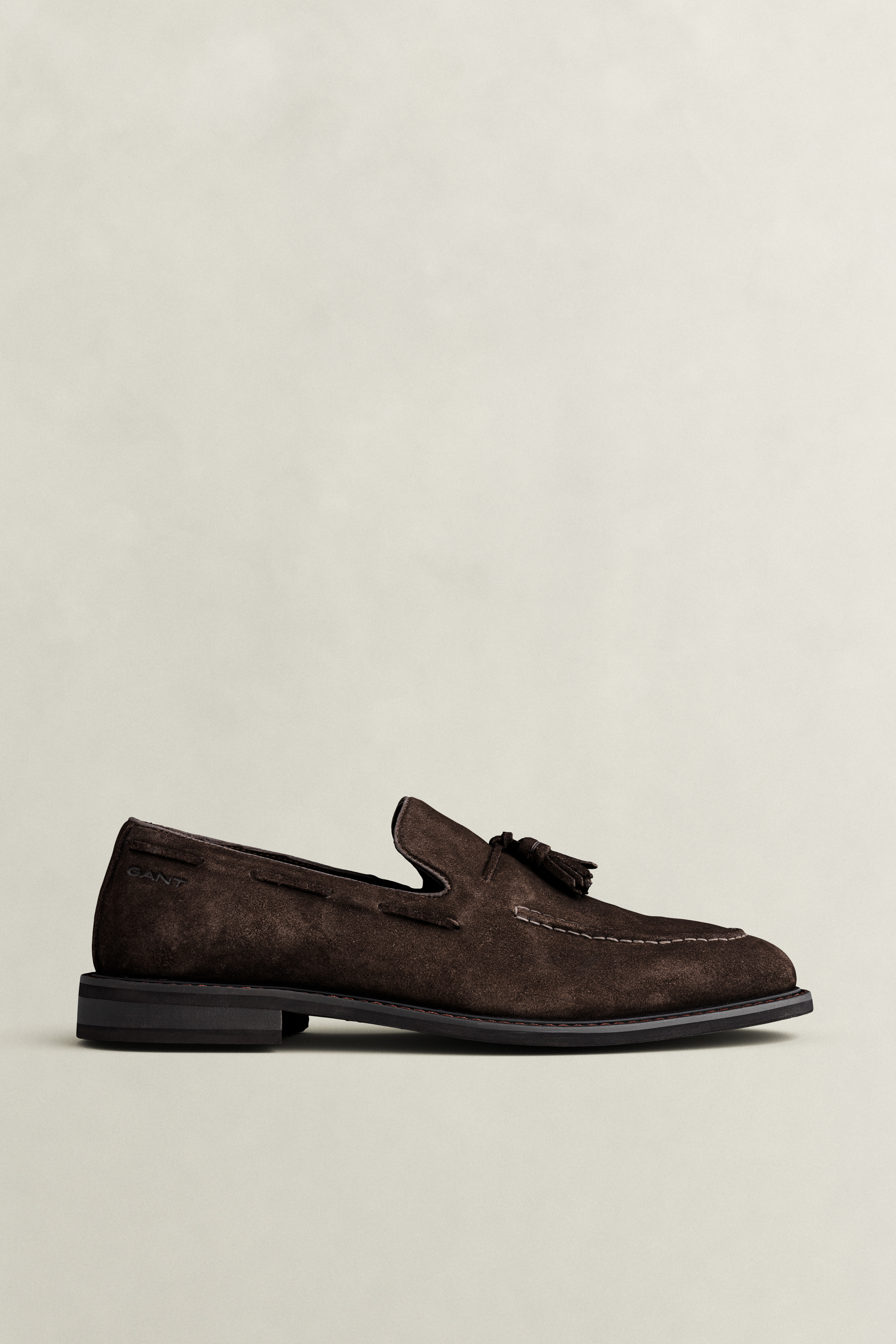 Gant Men's Brown Lozham Suede Loafers (44) Dark